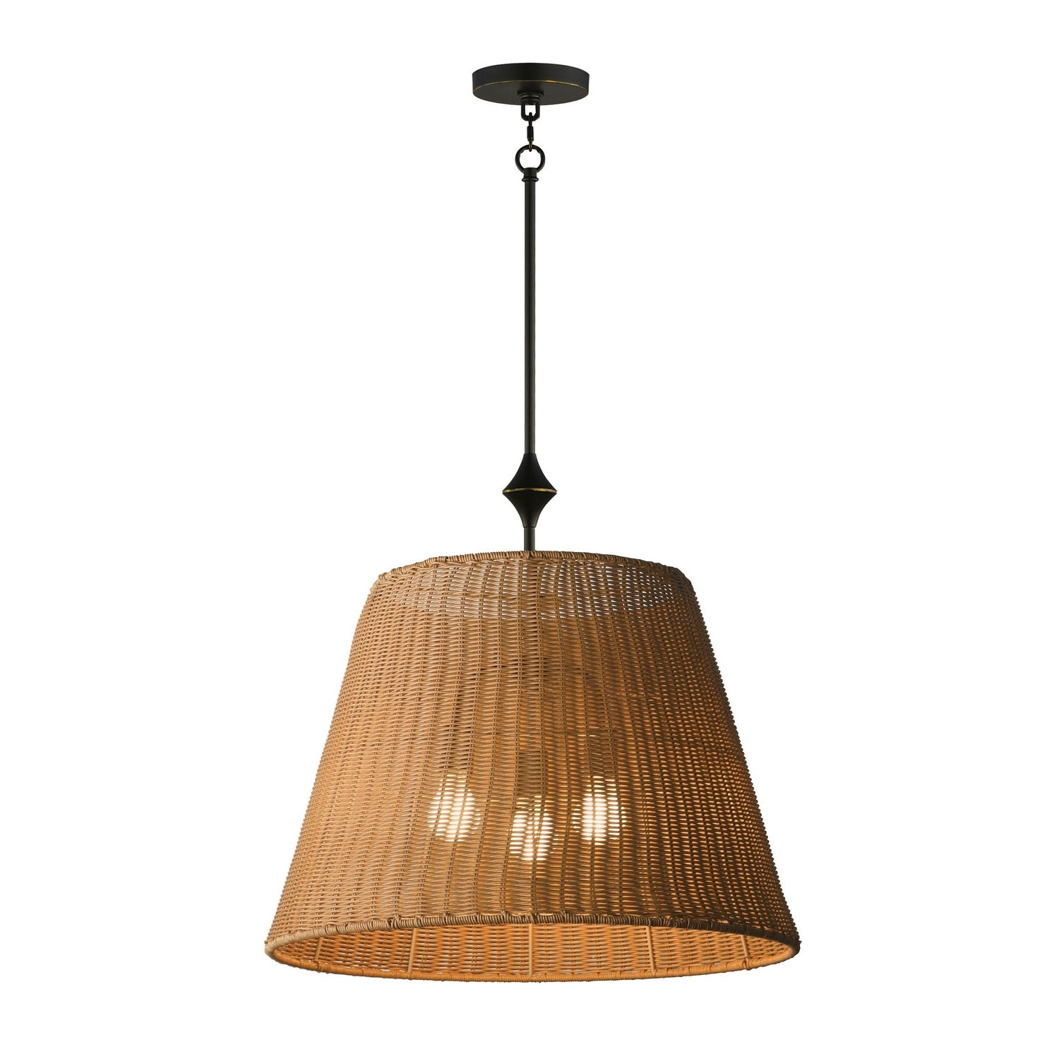 Maxim Lighting 21488NADBZ Baja Pendant in Dark Bronze