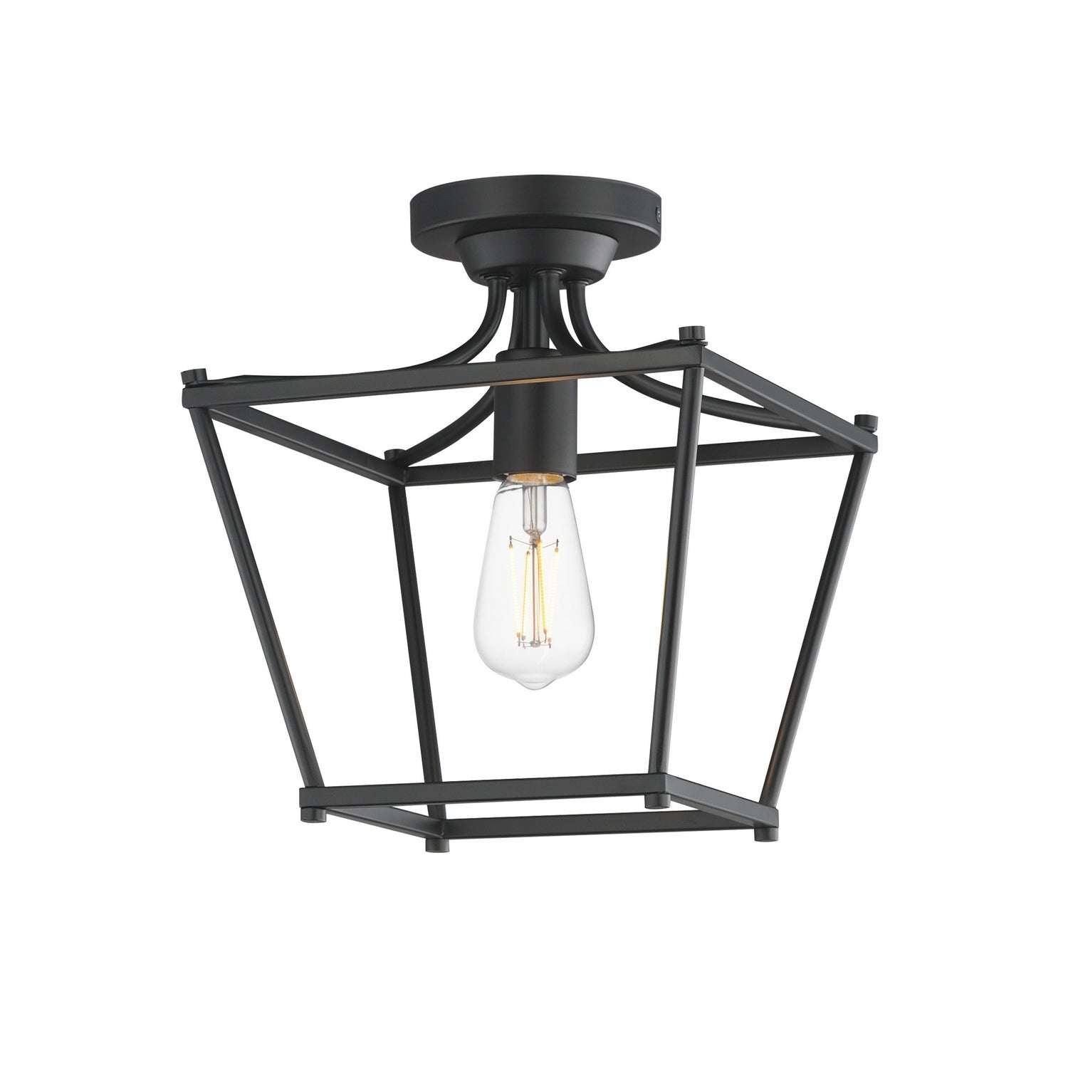 Maxim Lighting 25311BK Clifton Pendant / Semi Flush in Black
