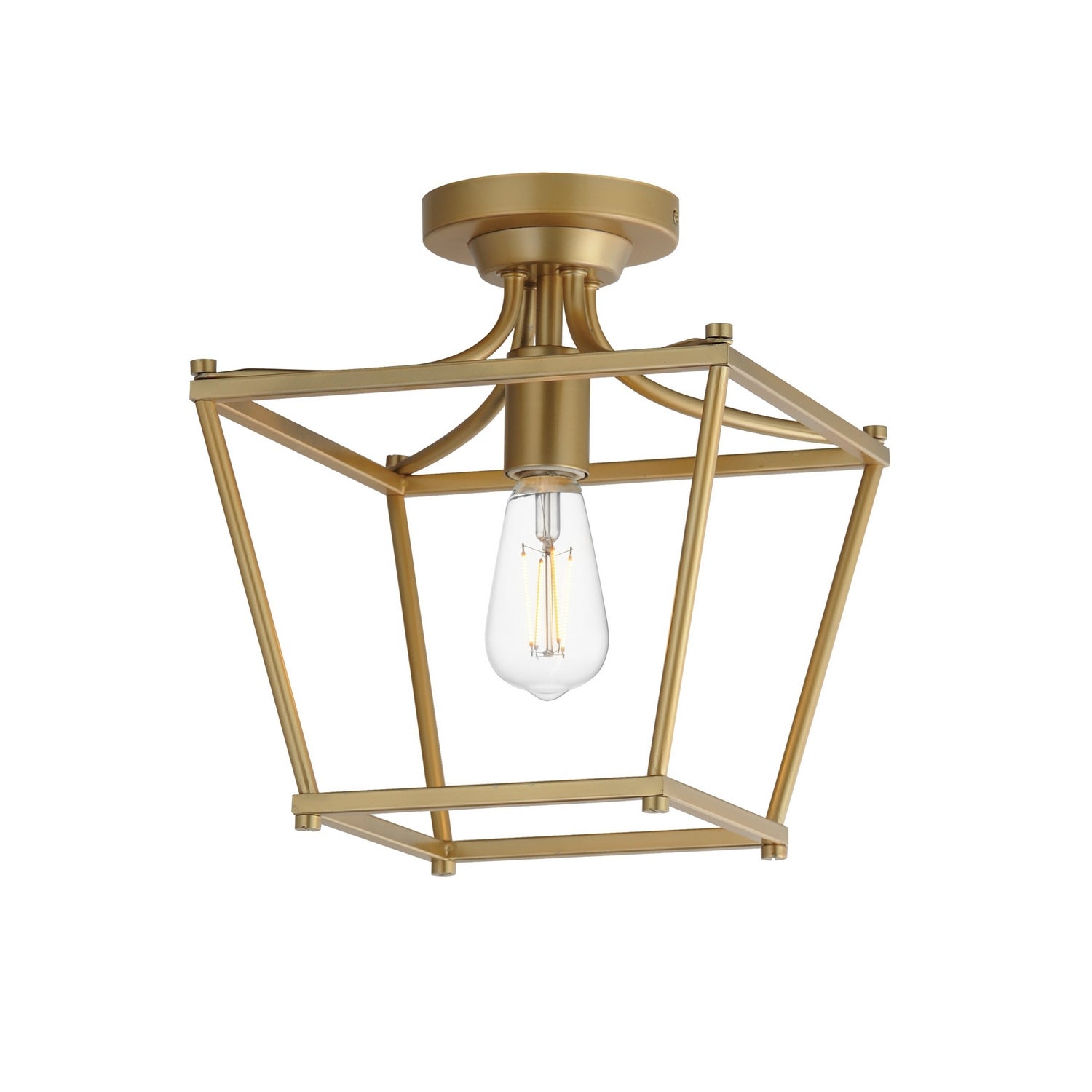 Maxim Lighting 25311NAB Clifton Pendant / Semi Flush in Natural Aged Brass