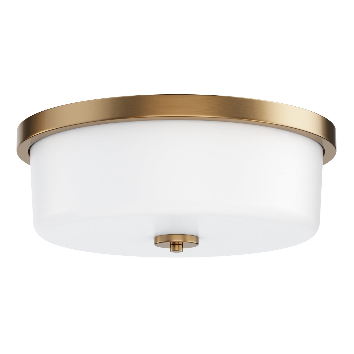 Maxim Lighting 5693WTNAB Fuller Flush Mount in Natural Aged Brass