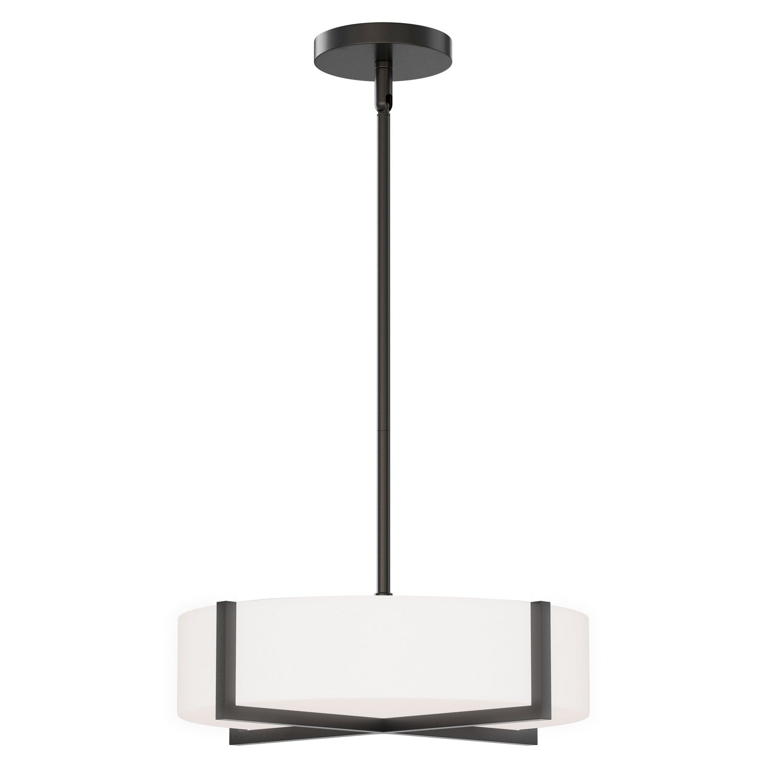 Éclairage Maxim 57945WTBK Dexter Plafonnier/ Suspension Décapotable noire
