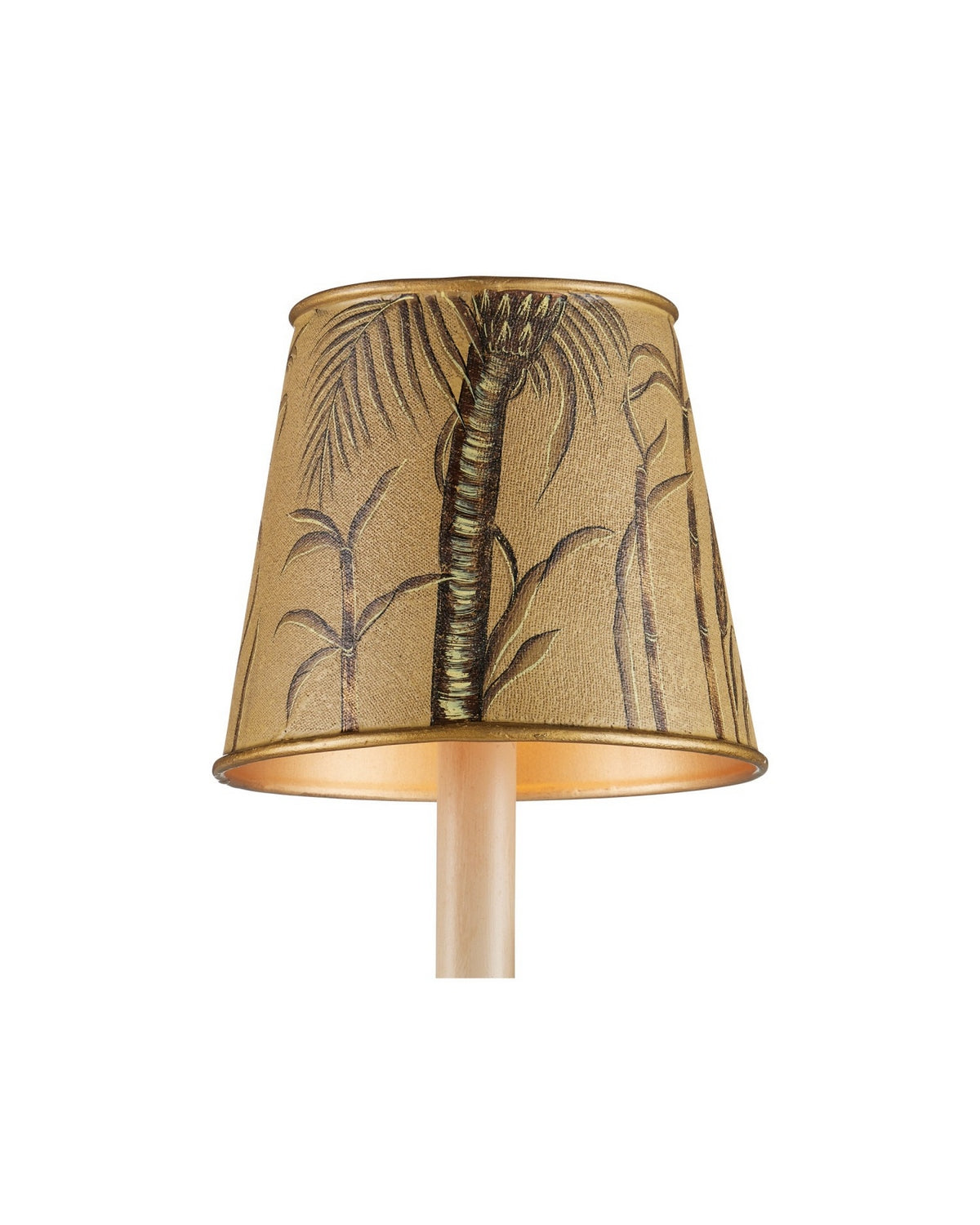 Currey and Company 0900-0069 Jouy Tapered Chandelier Shade in Gold