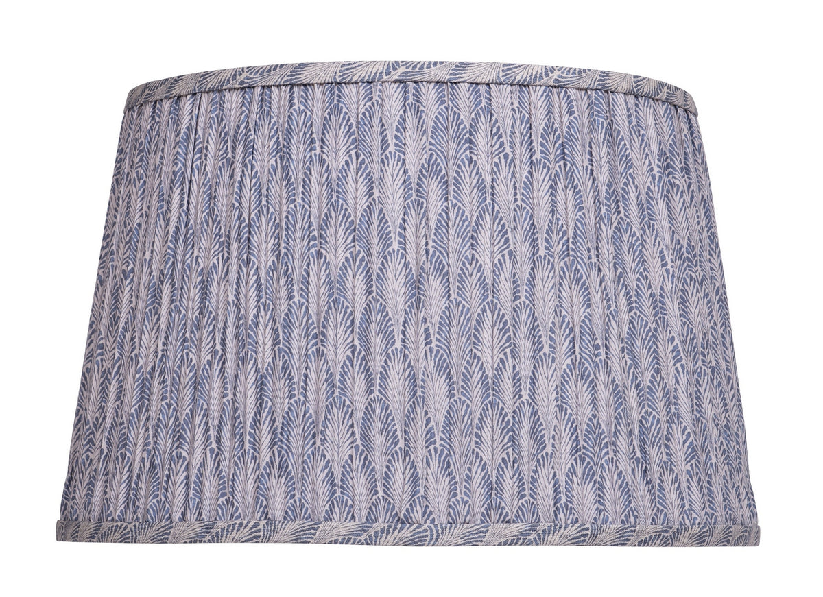 Currey and Company 0900-6021 Plume Shade in Blue/Ivory