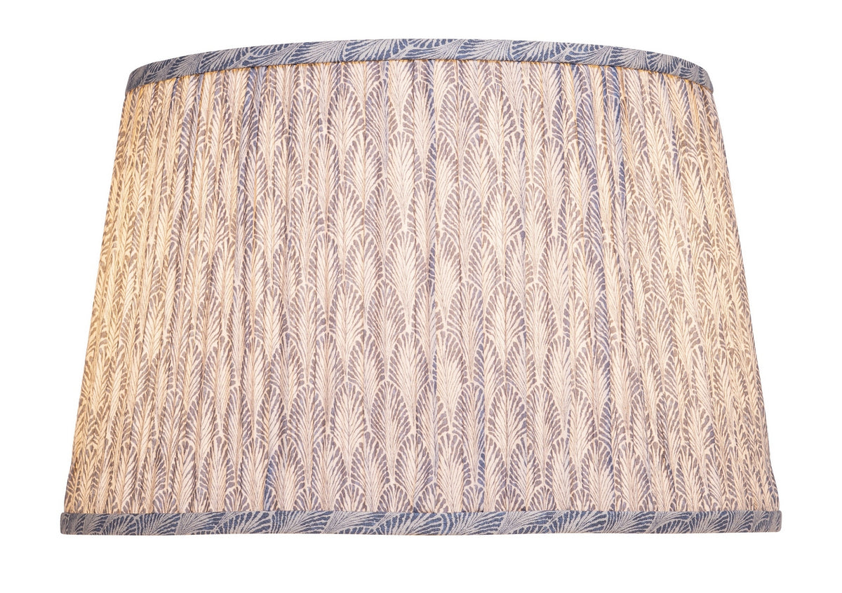 Currey and Company 0900-6021 Plume Shade in Blue/Ivory