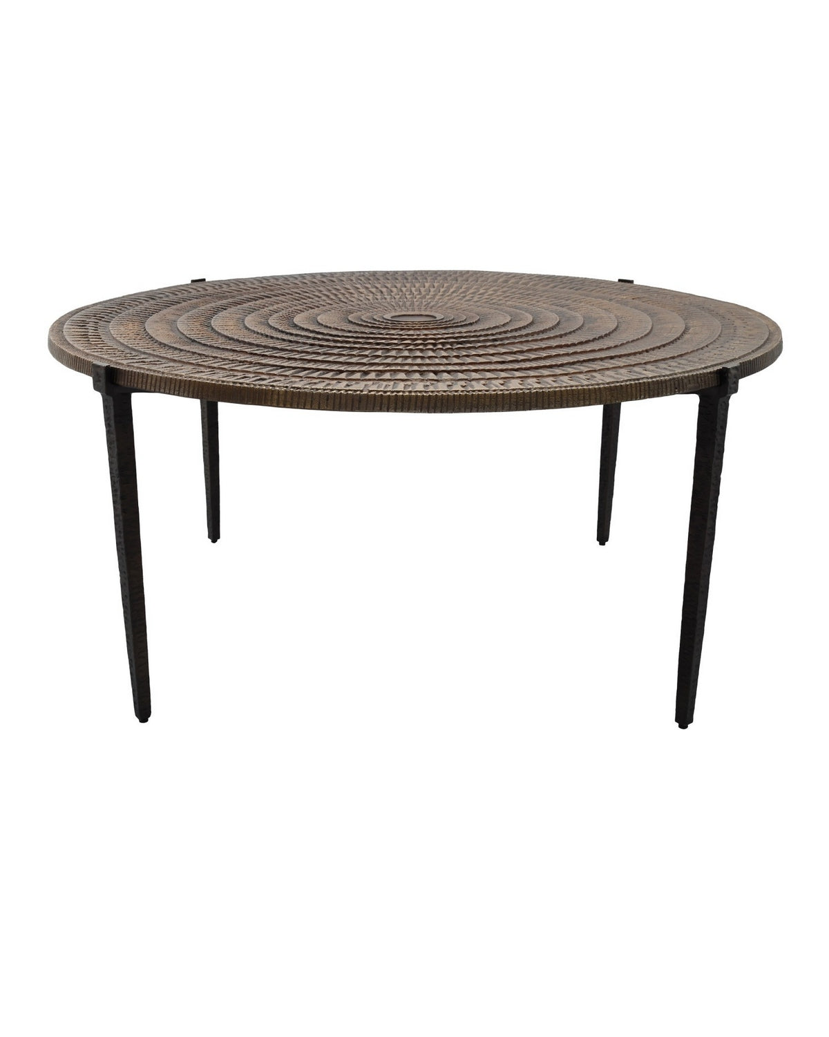 Currey and Company 4000-0257 Unity Cocktail Table in Antique Bronze/Dark Bronze