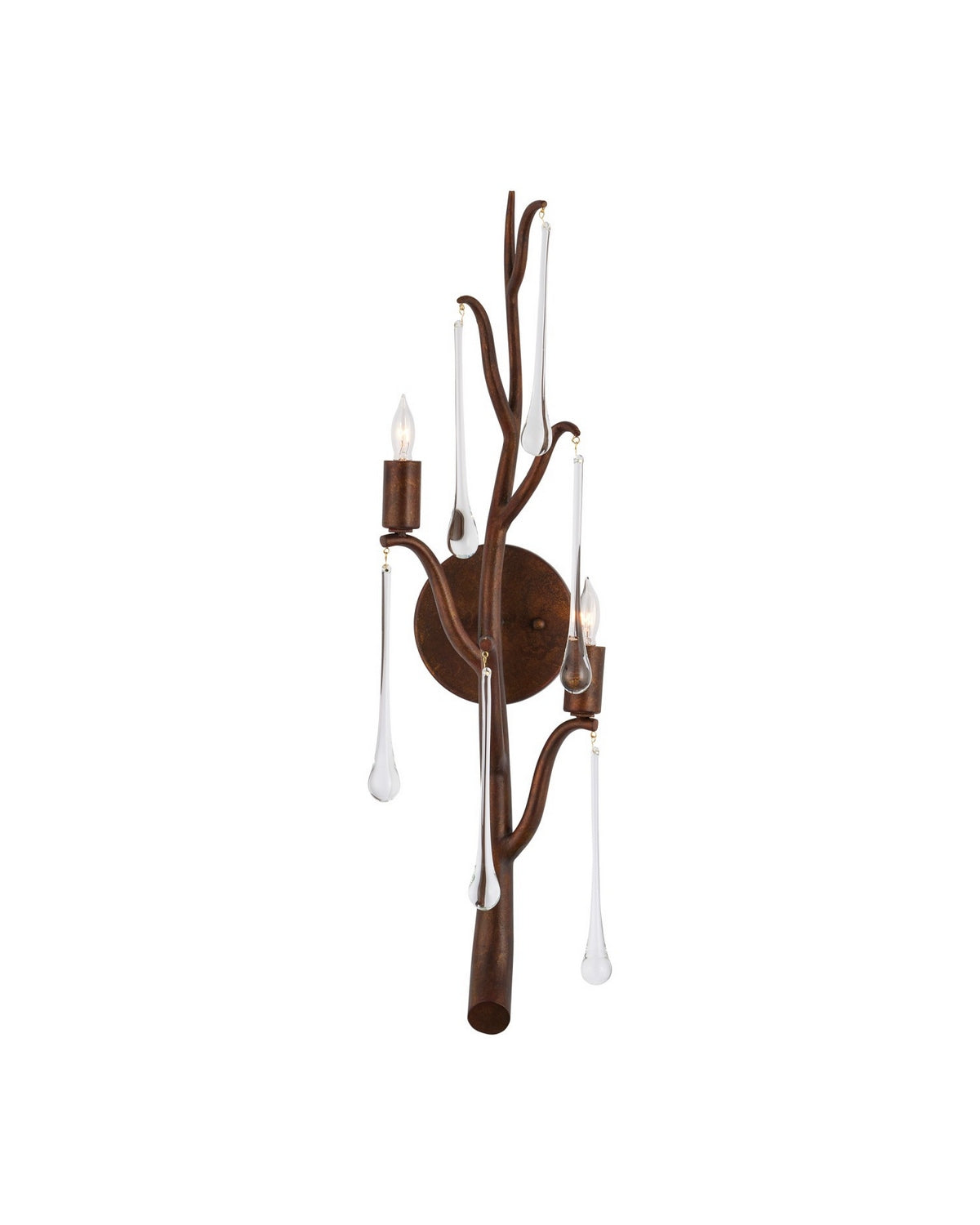 Currey and Company 5000-0291 Morning Grove Murale en or/transparent du Rhin