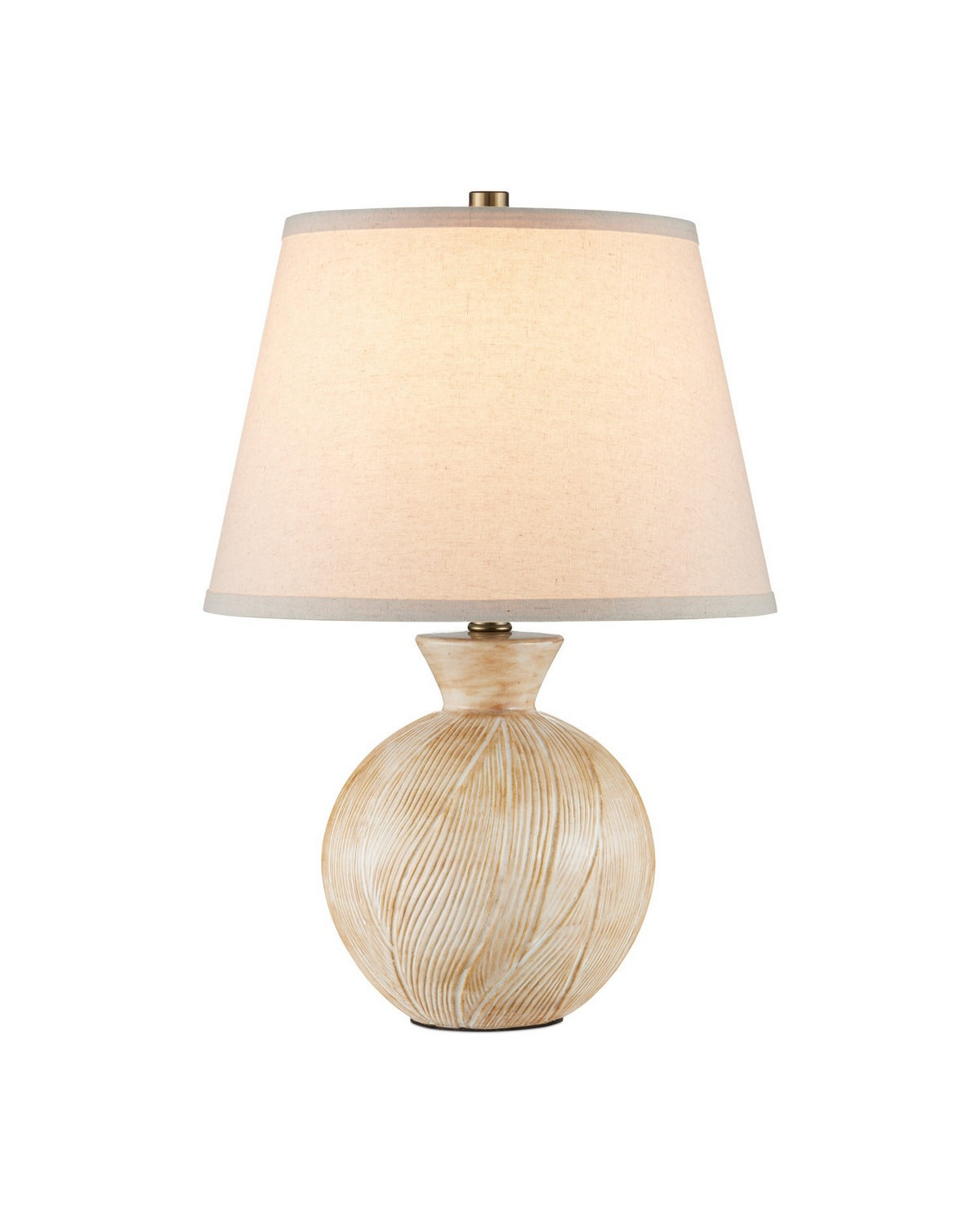 Currey and Company 6000-1052 Brushmark Table Lamp in Beige