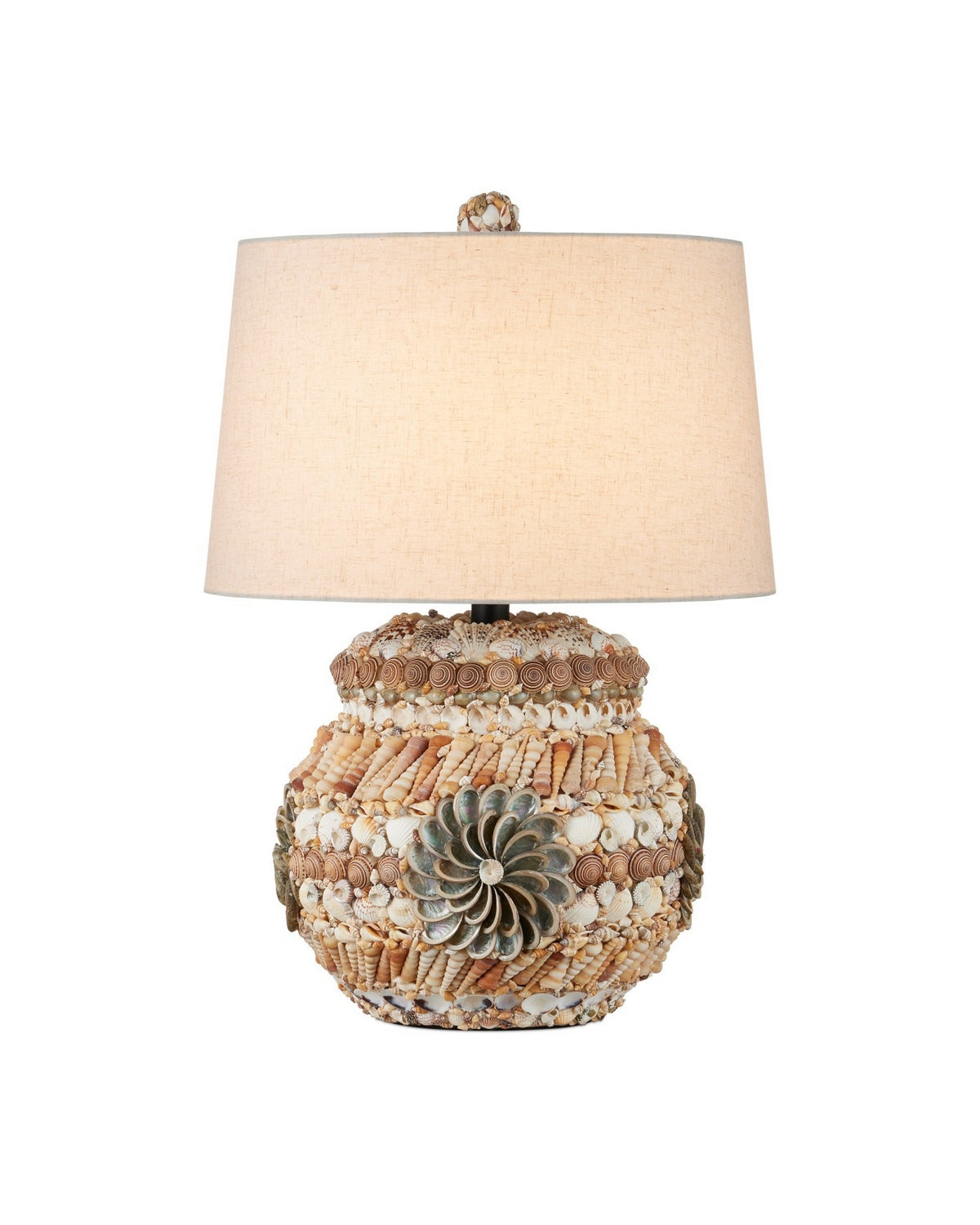 Currey and Company 6000-1055 Paysage marin Lampe de table en naturel