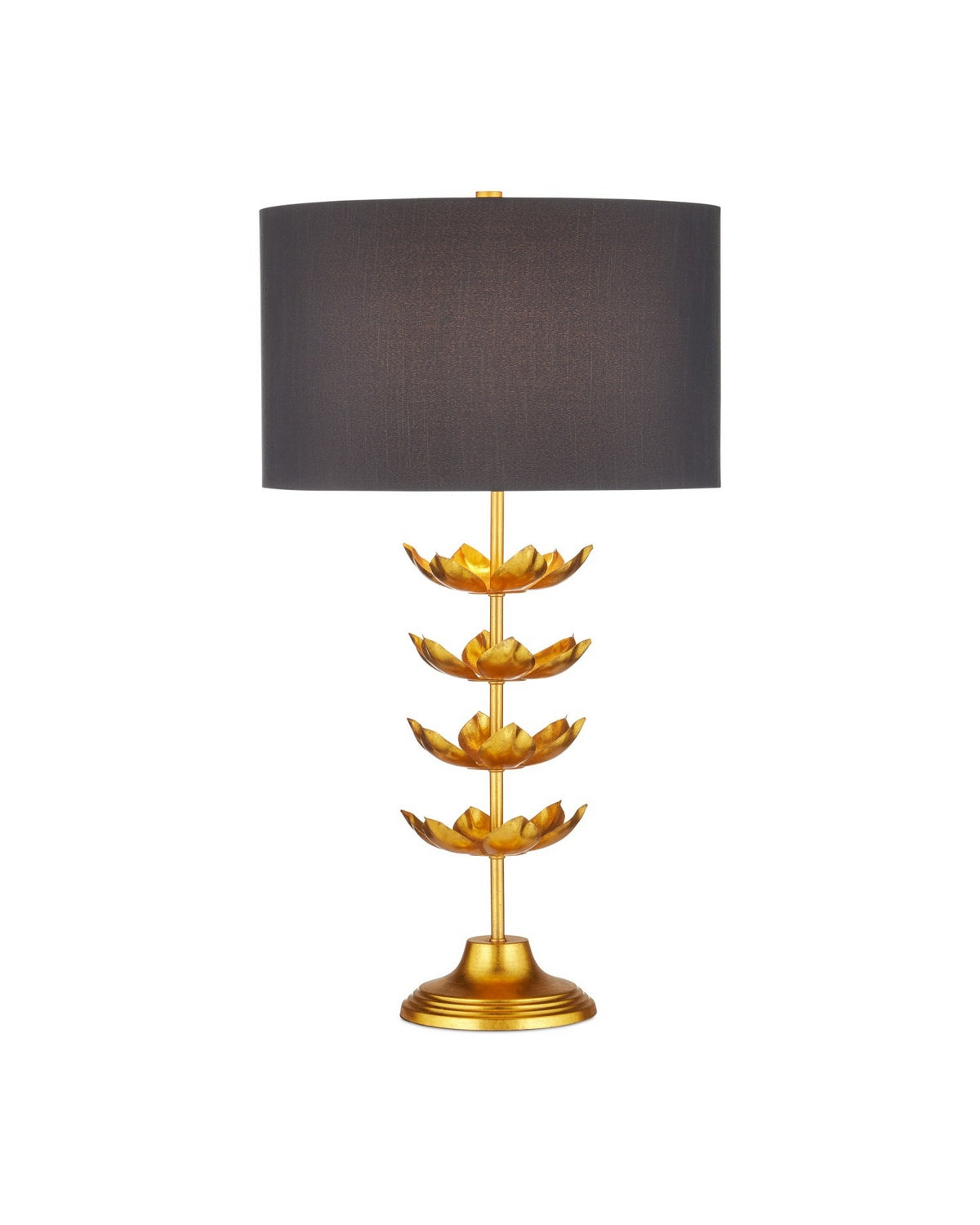 Currey et Compagnie 6000-1056 Éveil Lampe de table en feuille d'or