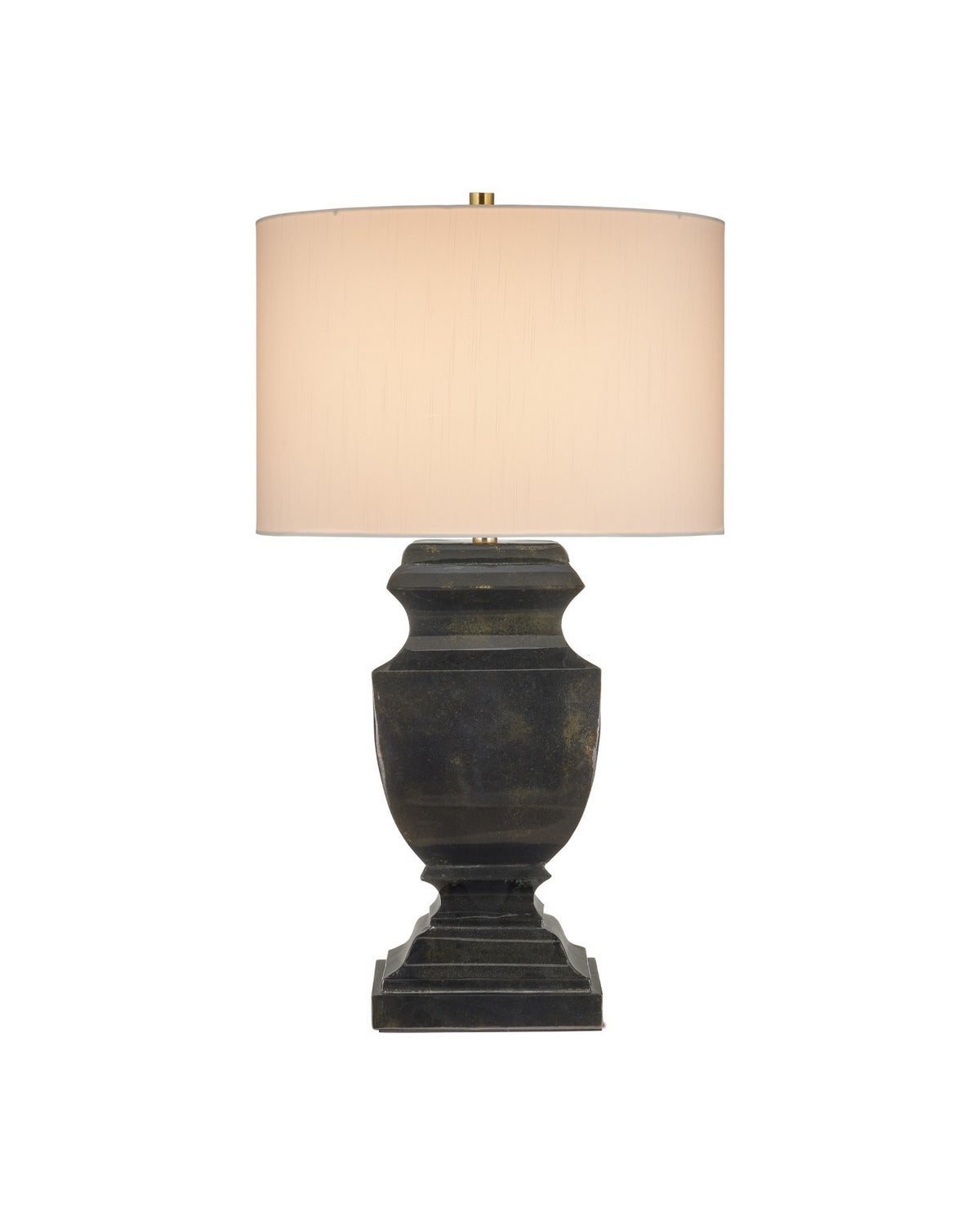 Balustrade Currey and Company 6000-1061 Lampe de table en noir clair vieilli