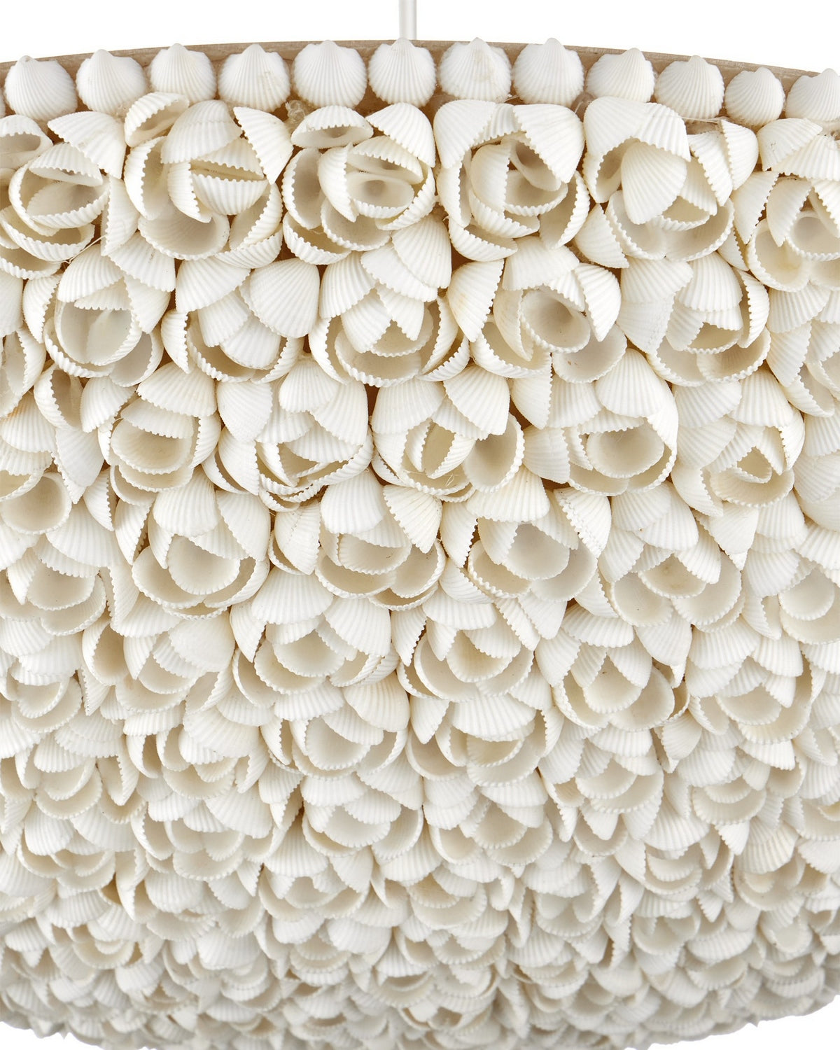 Currey and Company 9000-1341 Virtu Chandelier in Natural/Pearlized White