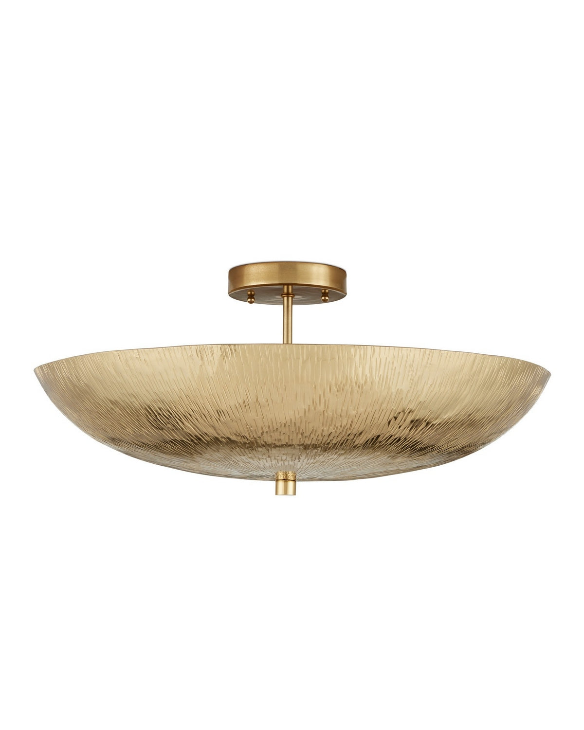 Currey et Compagnie 9000-1365 Origo Semi-Plafonnier en laiton