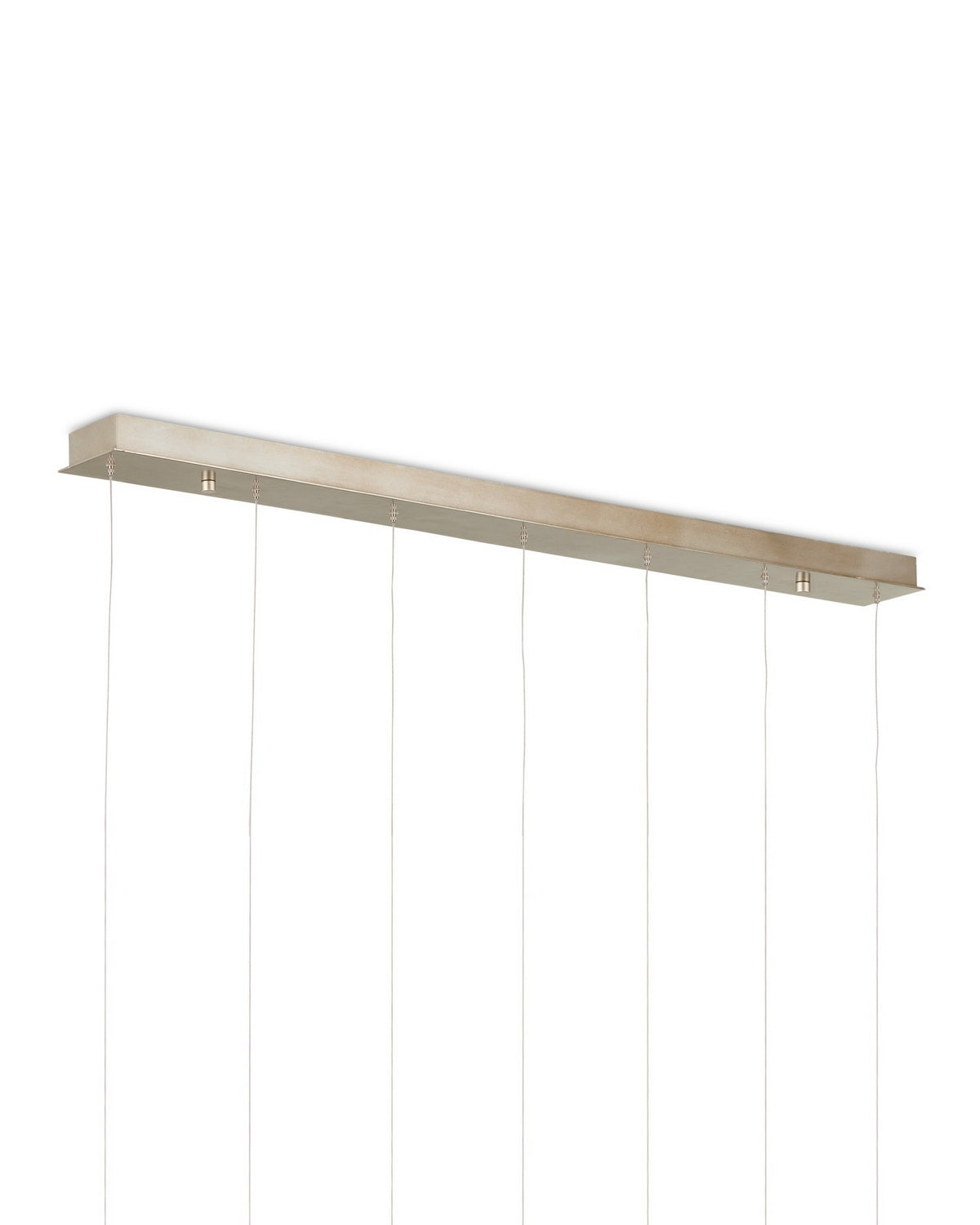 Currey and Company 9000-1402 Polpo Linéaire Multi-Drop Suspension en vert/argent