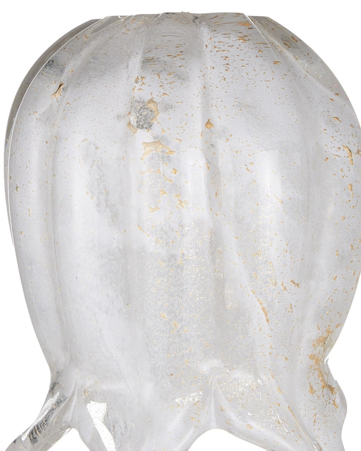 Currey and Company 9000-1406 Polpo Rond Multi-Drop Suspension en blanc/argent