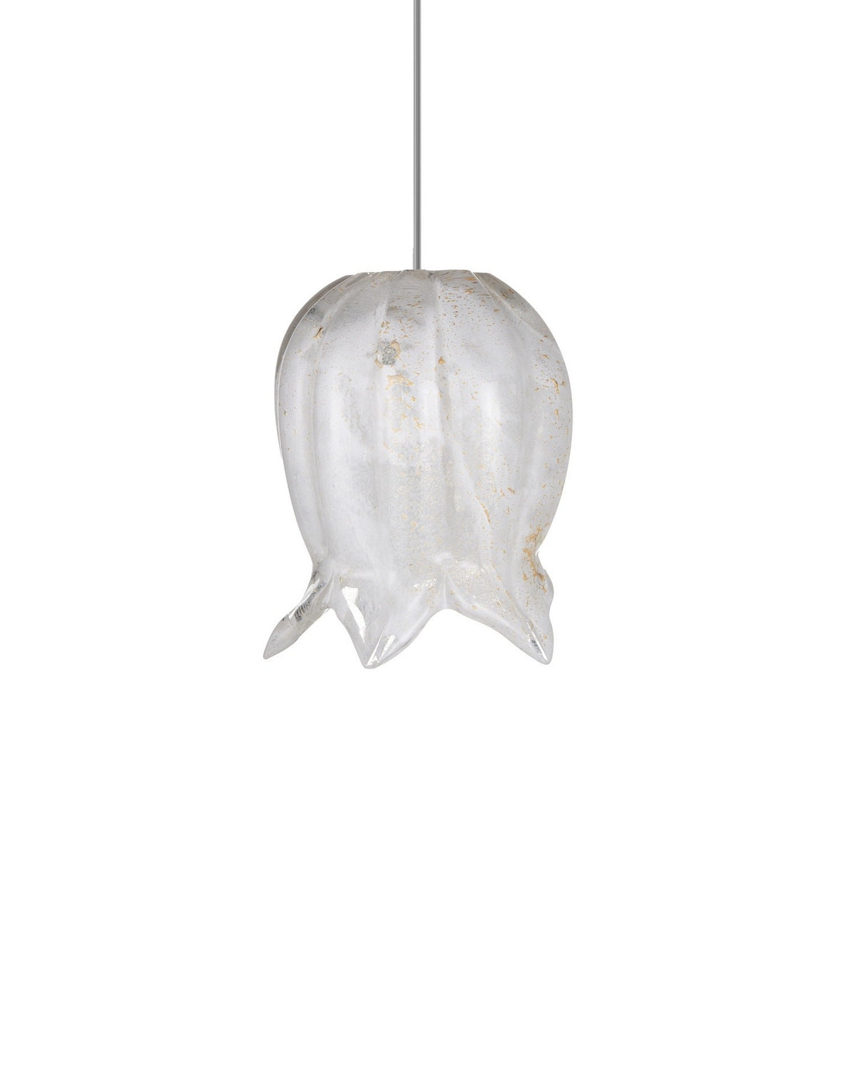 Currey and Company 9000-1408 Polpo Linéaire Multi-Drop Suspension en blanc/argent