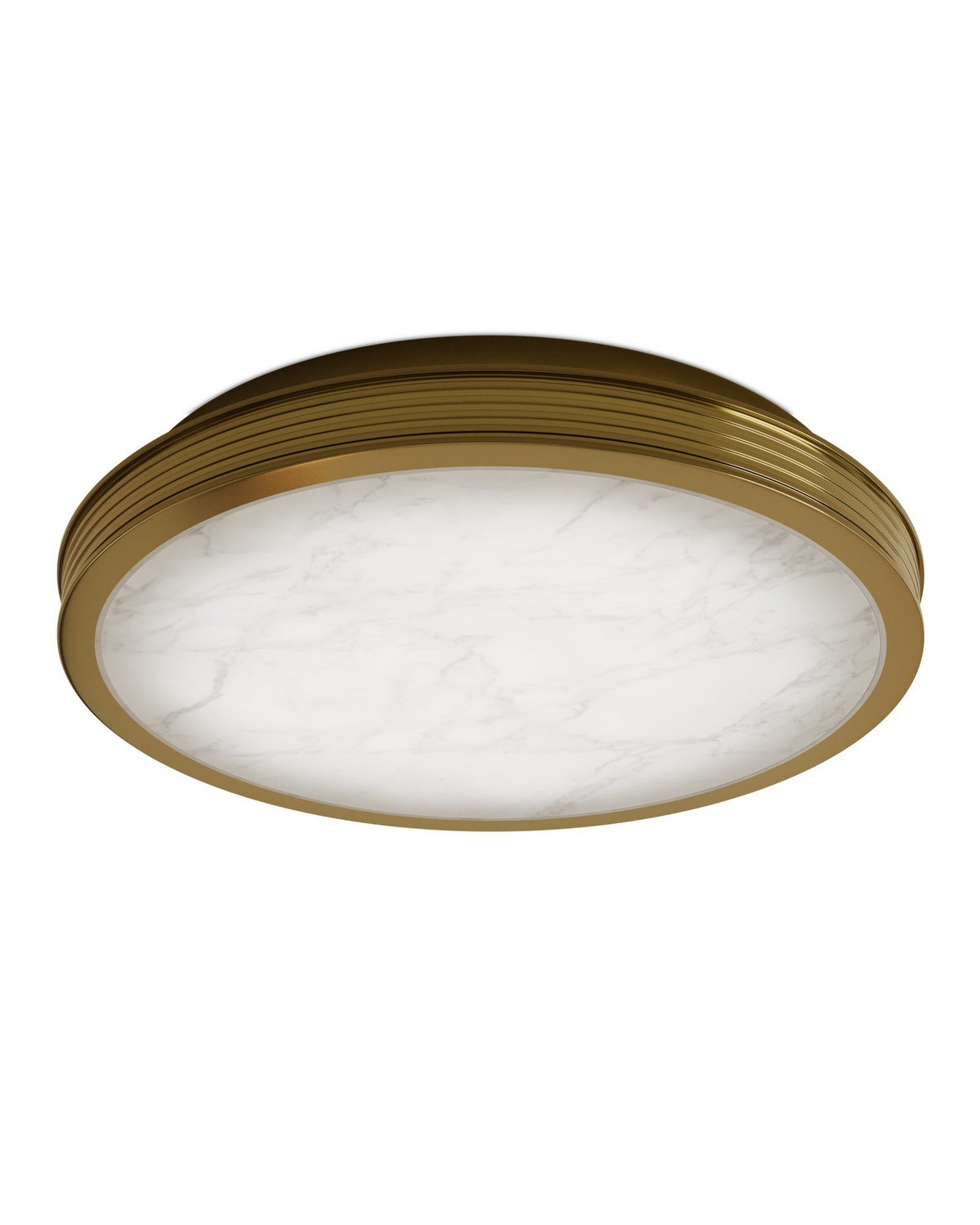 Currey and Company 9999-0083 Aydan Plafonnier en laiton antique naturel/poli