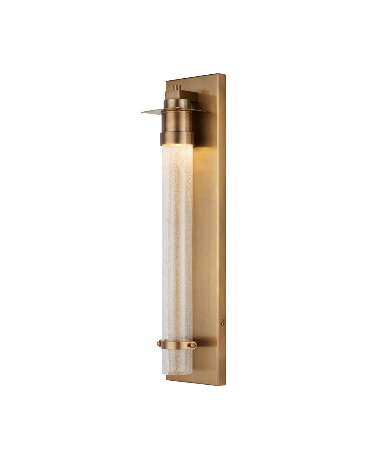 Currey and Company 5500-0067 Provence Outdoor Murale en laiton antique/transparent
