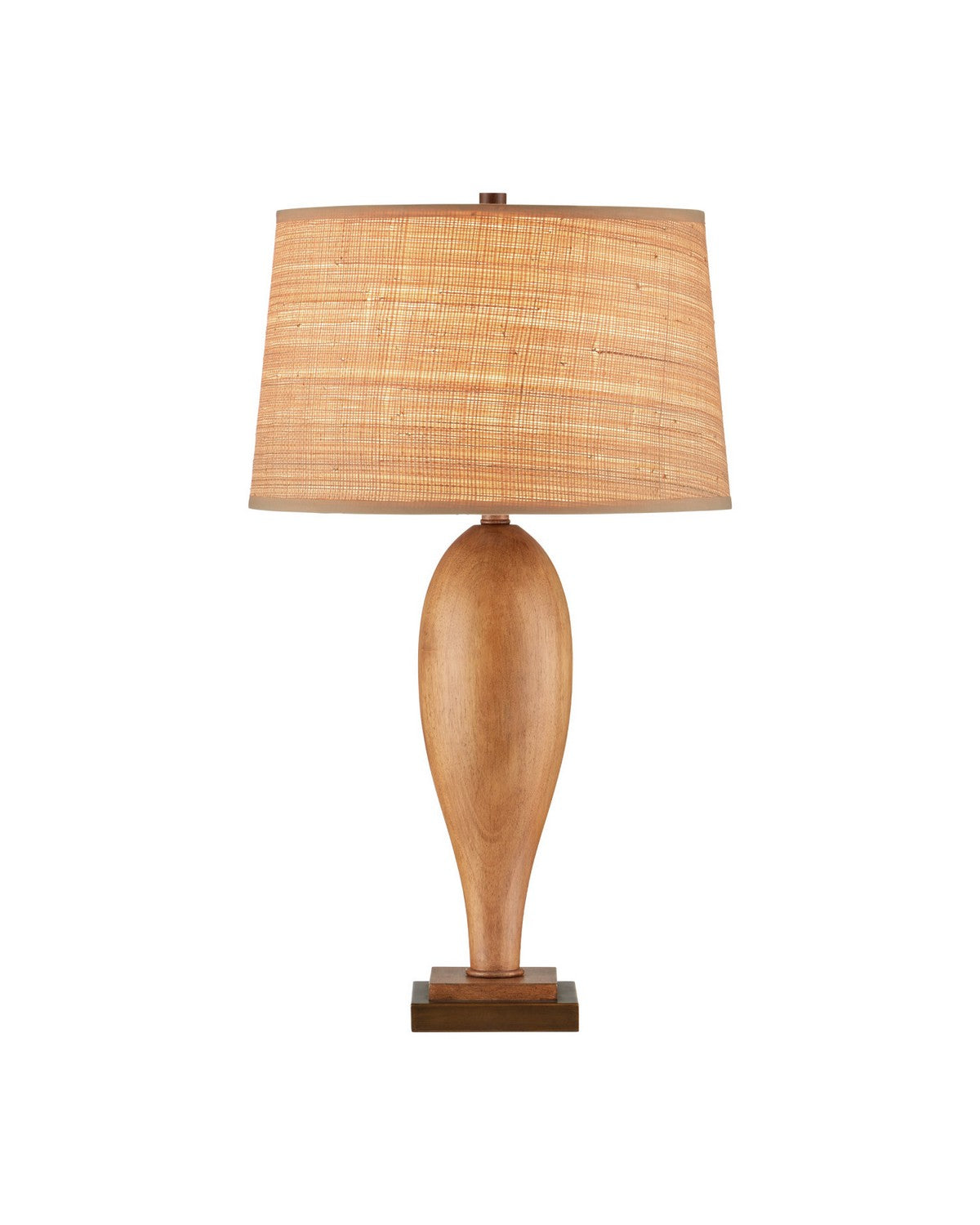 Currey and Company 6000-1124 Lignum Table Lamp in Chestnut