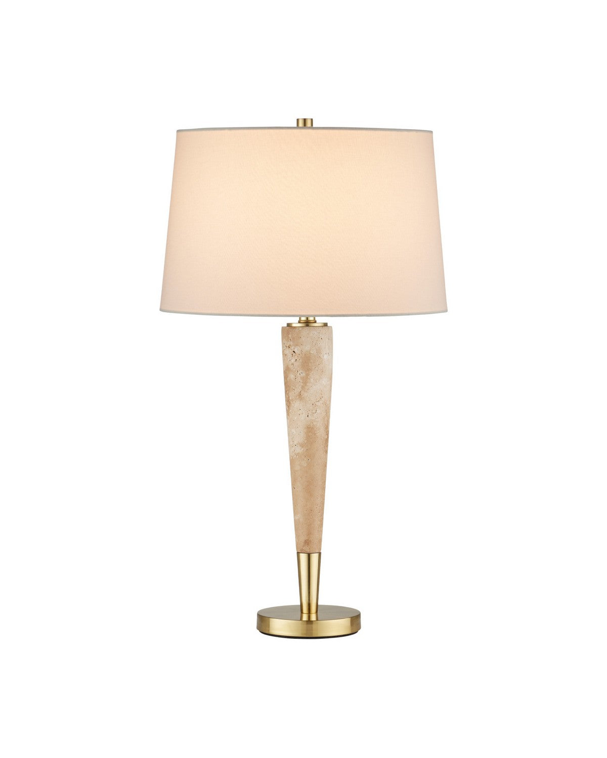 Currey and Company 6000-1128 Battus Lampe de table en laiton naturel/satiné