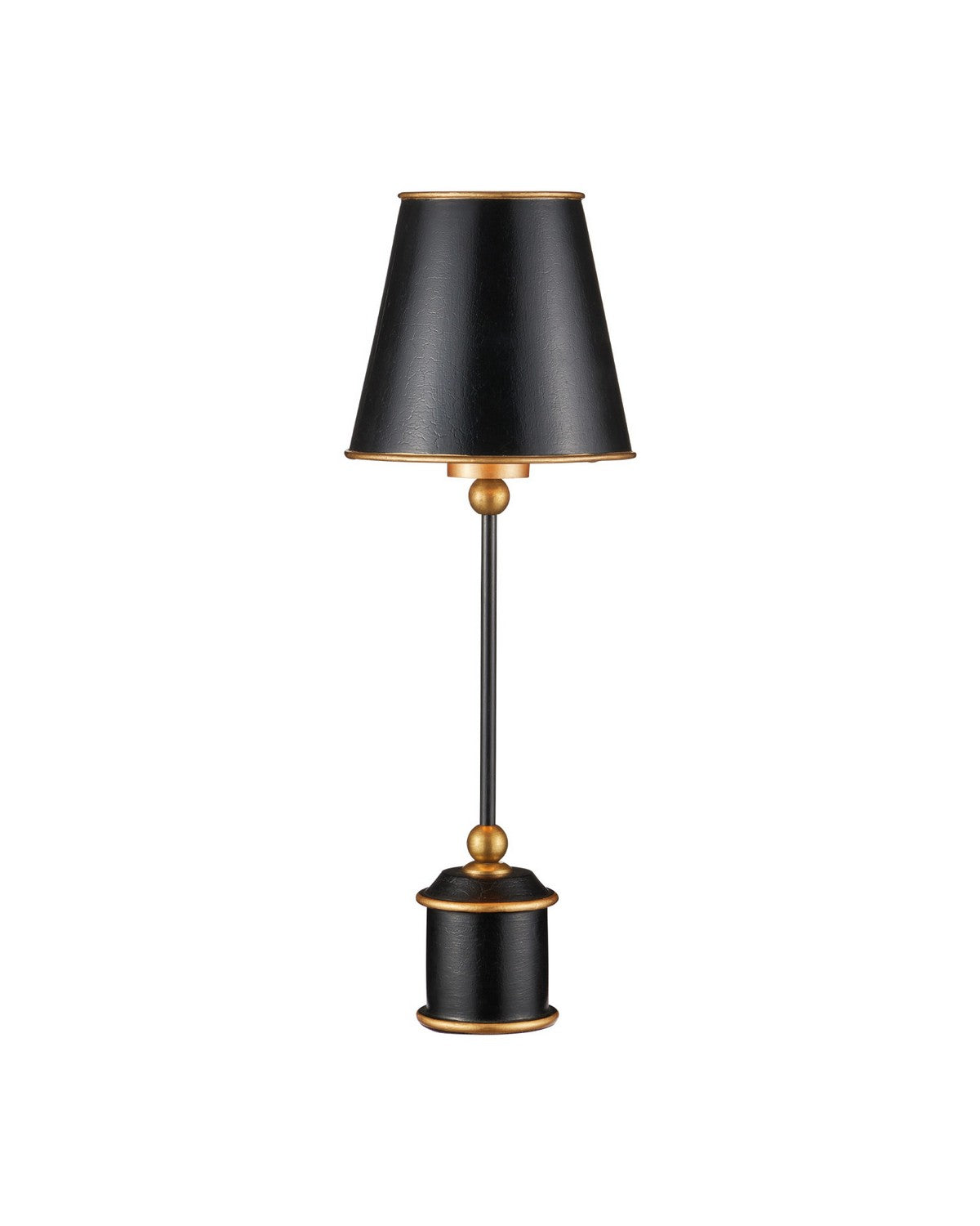 Currey and Company 6700-0036 Daphne sans fil Lampe de table en noir et or