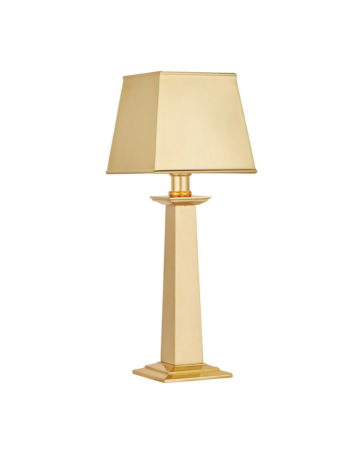 Currey and Company 6700-0041 Wander sans fil Lampe de table en laiton poli