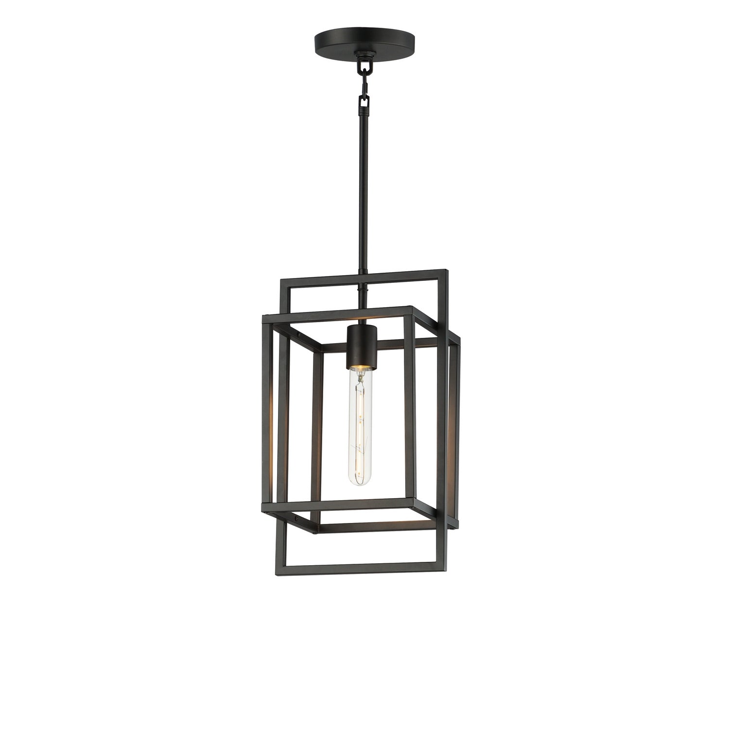 Maxim Lighting 10411BK Gridline Pendant in Black