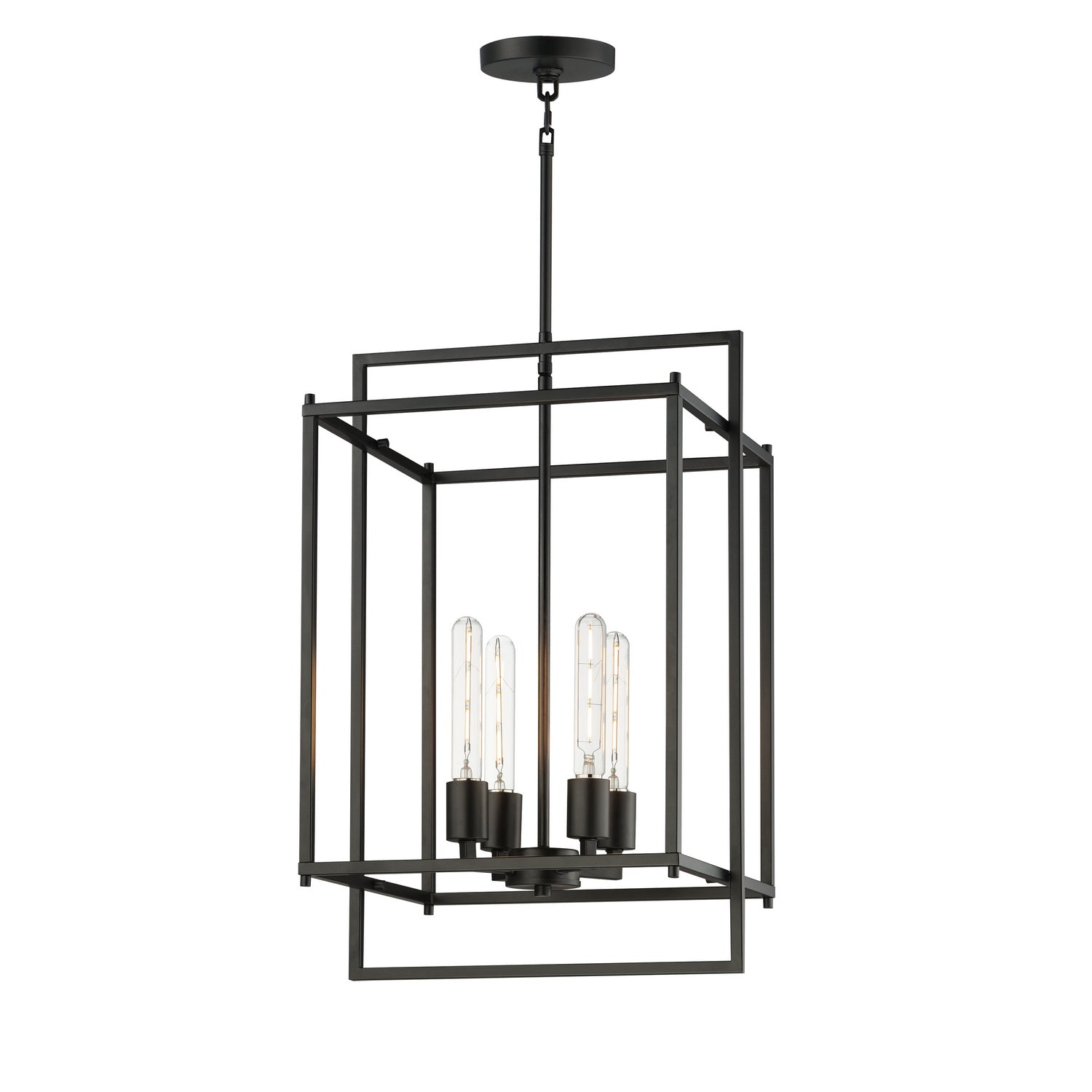 Maxim Lighting 10412BK Gridline Pendant in Black