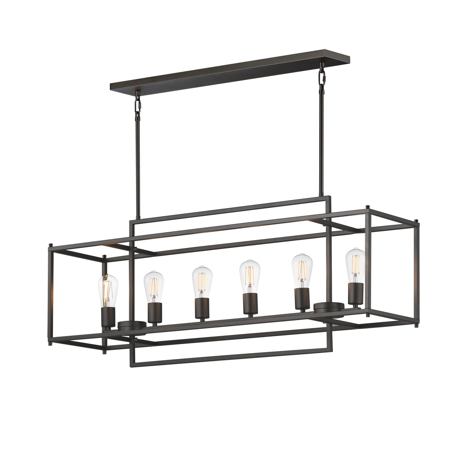 Maxim Lighting 10416BK Gridline Linear Pendant in Black