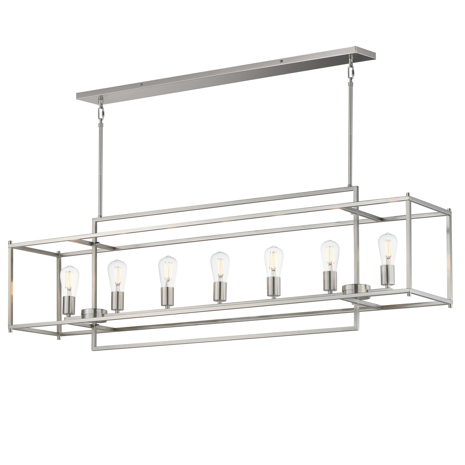 Maxim Lighting 10417SN Gridline Linear Pendant in Satin Nickel