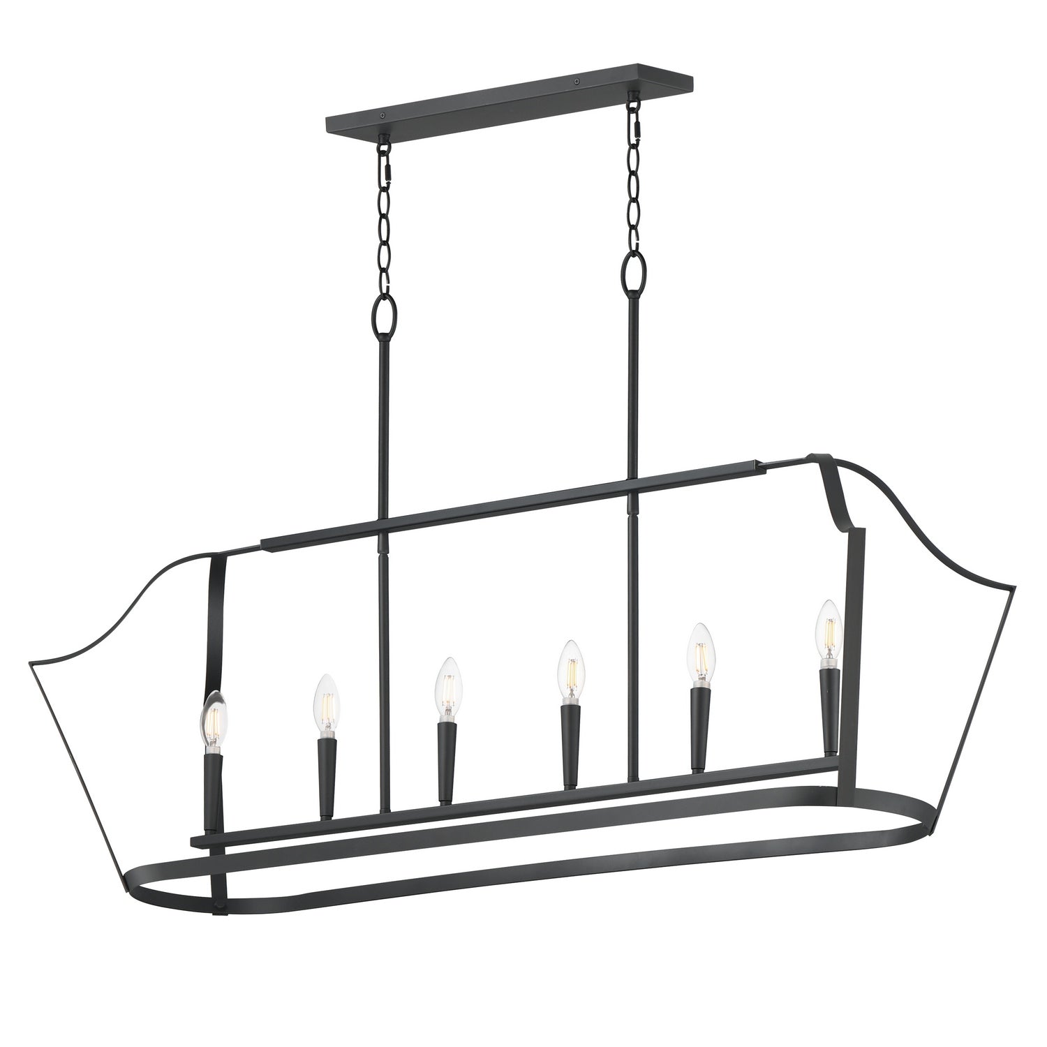 Maxim Lighting 10427BK Arden Linear Pendant in Black