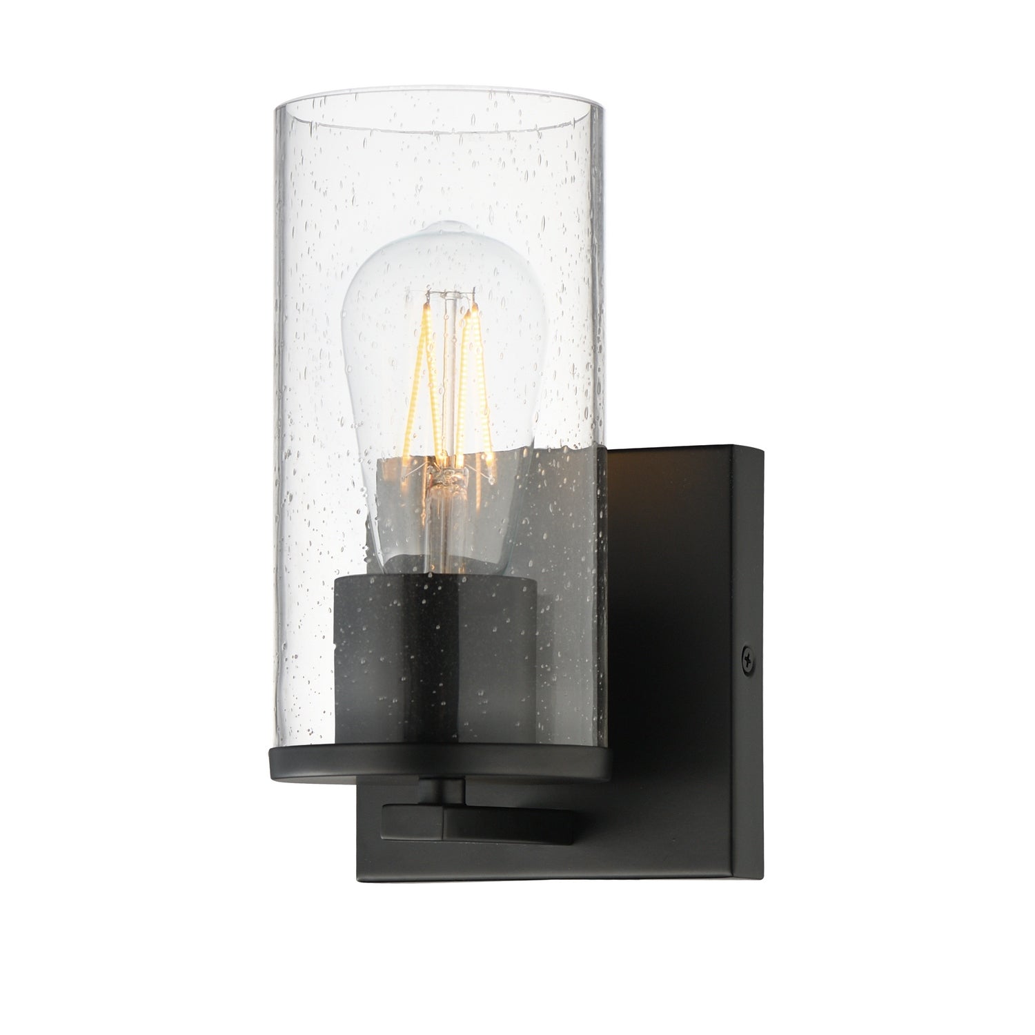 Maxim Lighting 10461CDBK Livingston Wall Sconce in Black