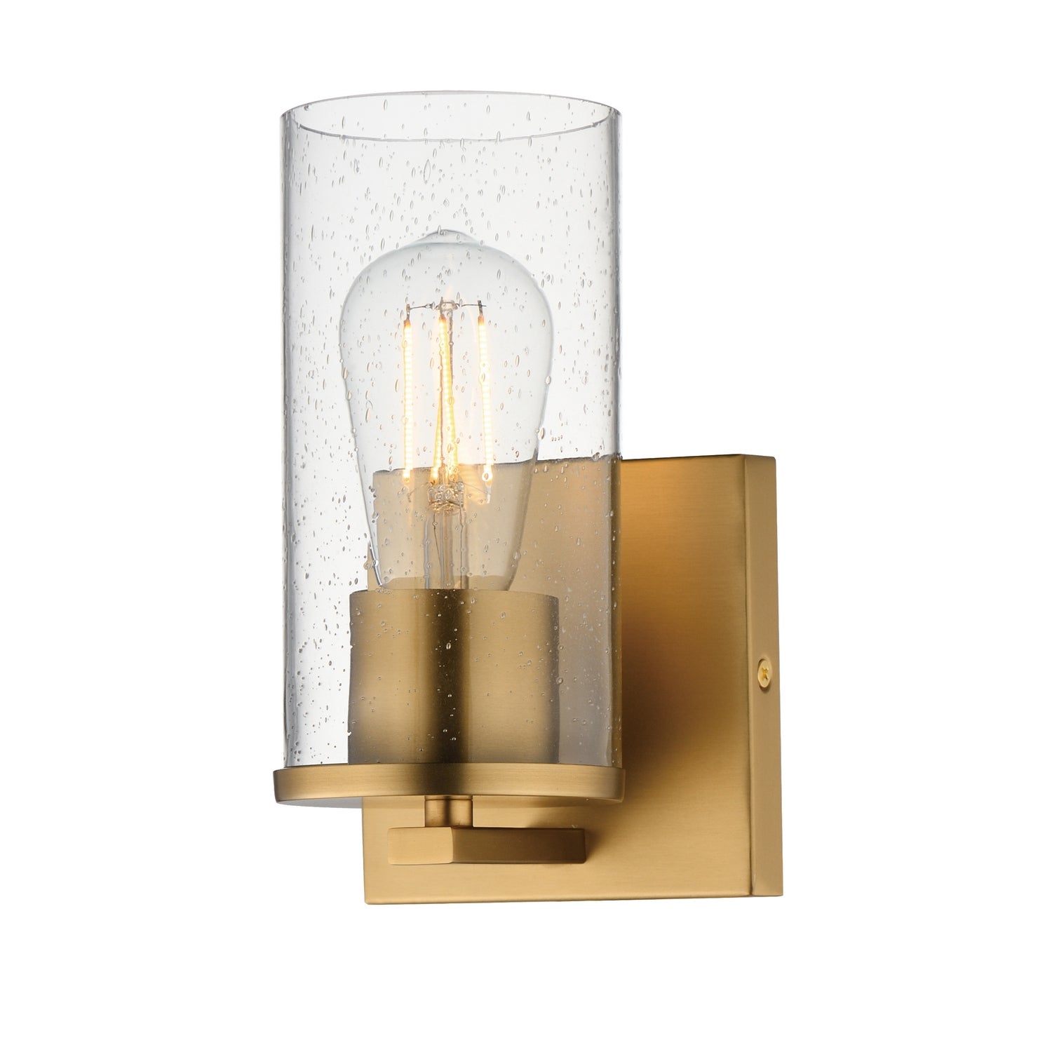 Maxim Lighting 10461CDNAB Livingston Wall Sconce in Natural Aged Brass