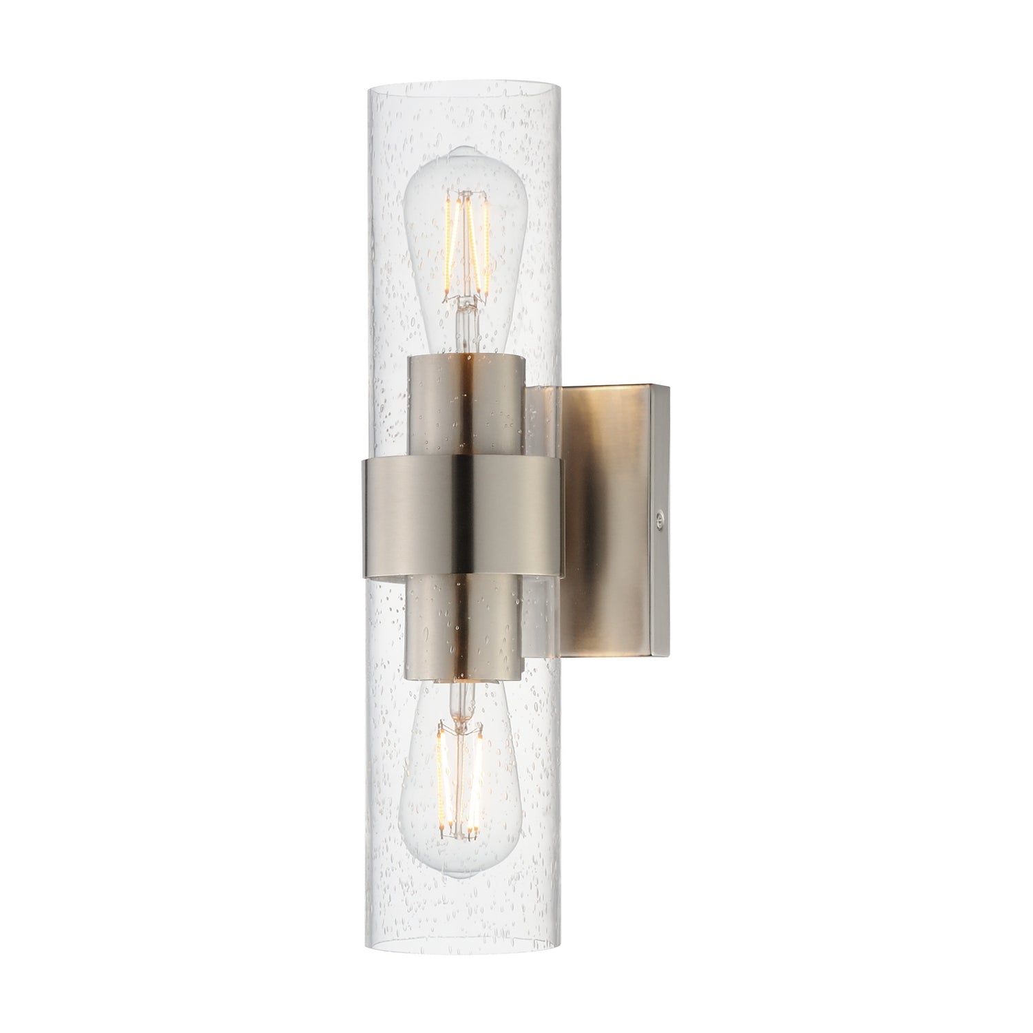Maxim Lighting 10462CDSN Livingston Wall Sconce in Satin Nickel