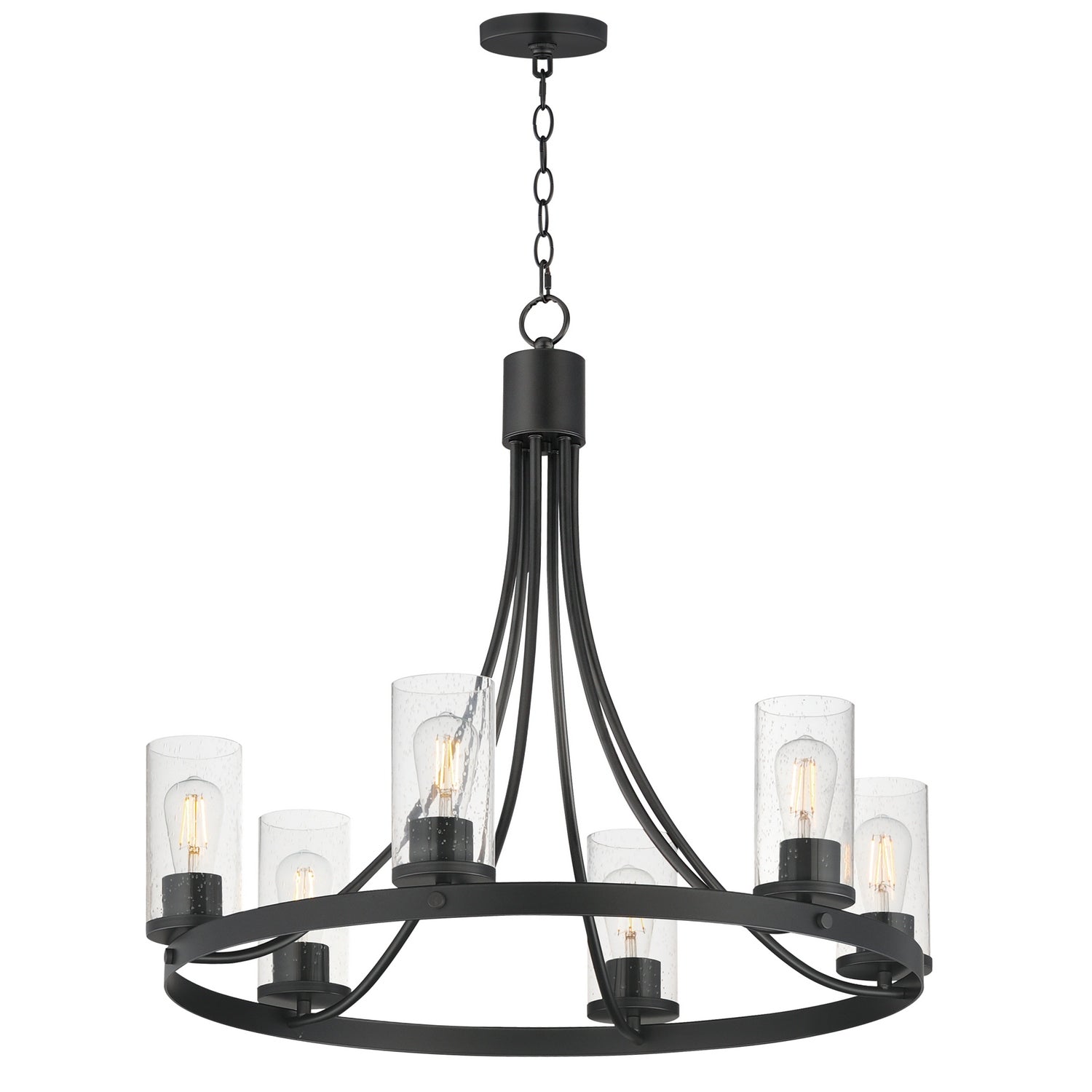 Maxim Lighting 10466CDBK Livingston Chandelier in Black
