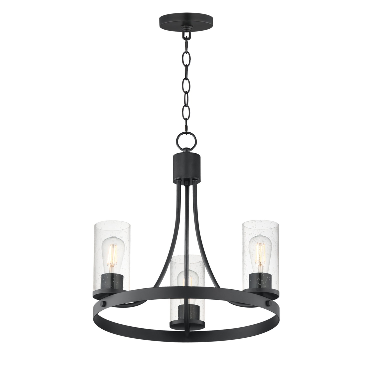 Maxim Lighting 10467CDBK Livingston Chandelier in Black
