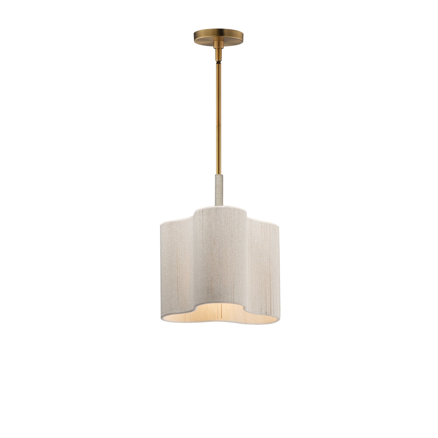 Éclairage Maxim 12831OFNAB Corse Suspension en naturel Laiton vieilli