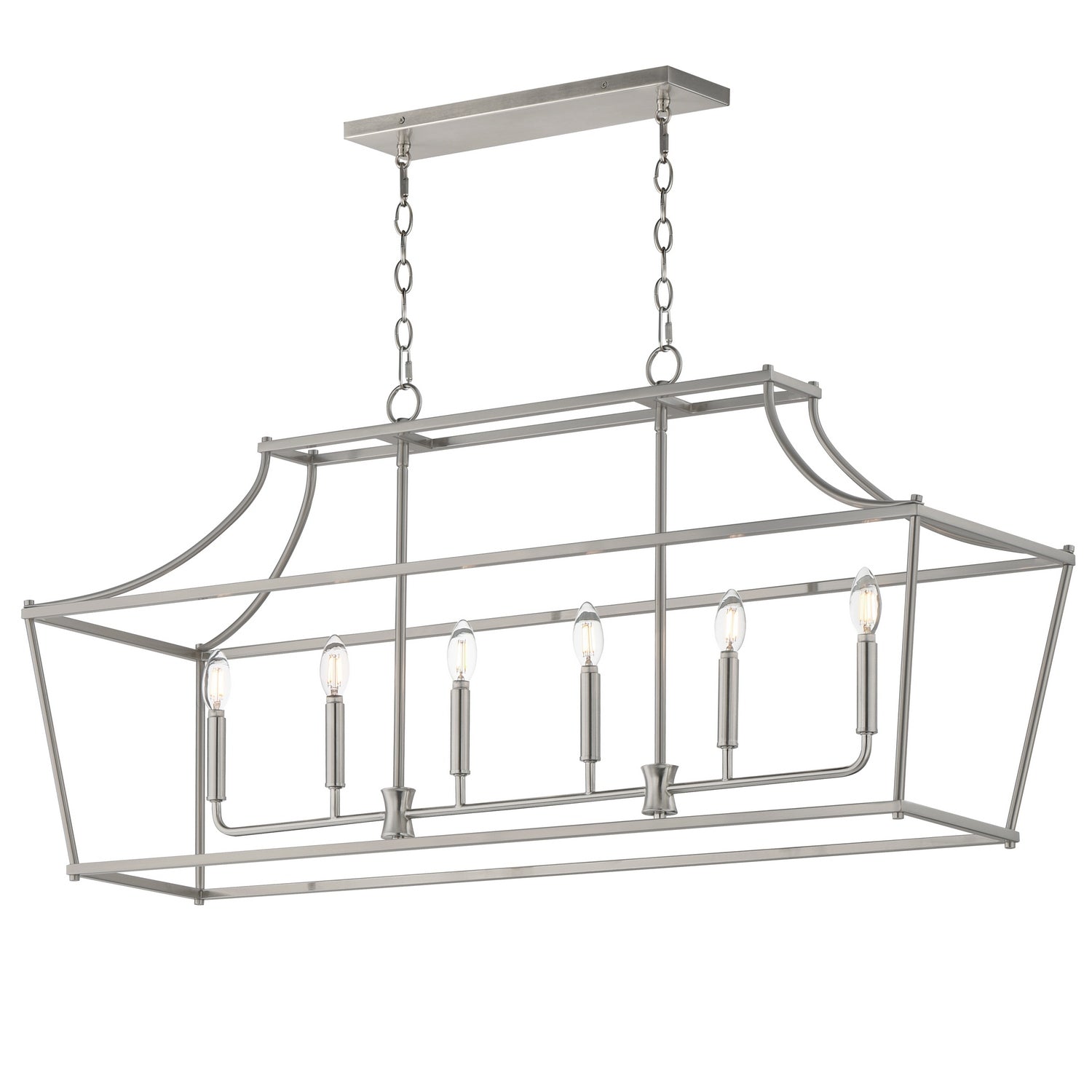 Maxim Lighting 25317SN Clifton Linear Pendant in Satin Nickel
