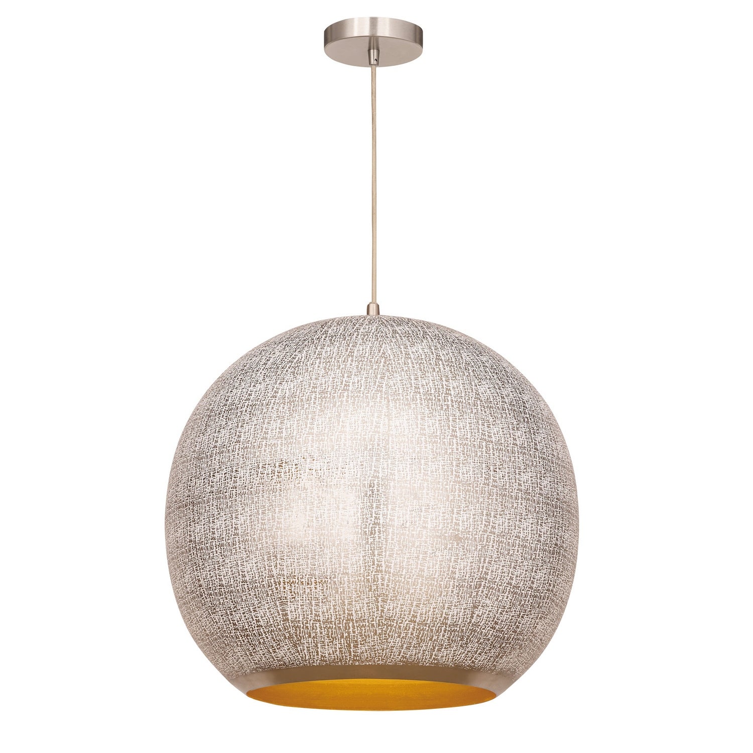 Éclairage Maxim 29133ARW Aurélia Suspension en blanc arctique