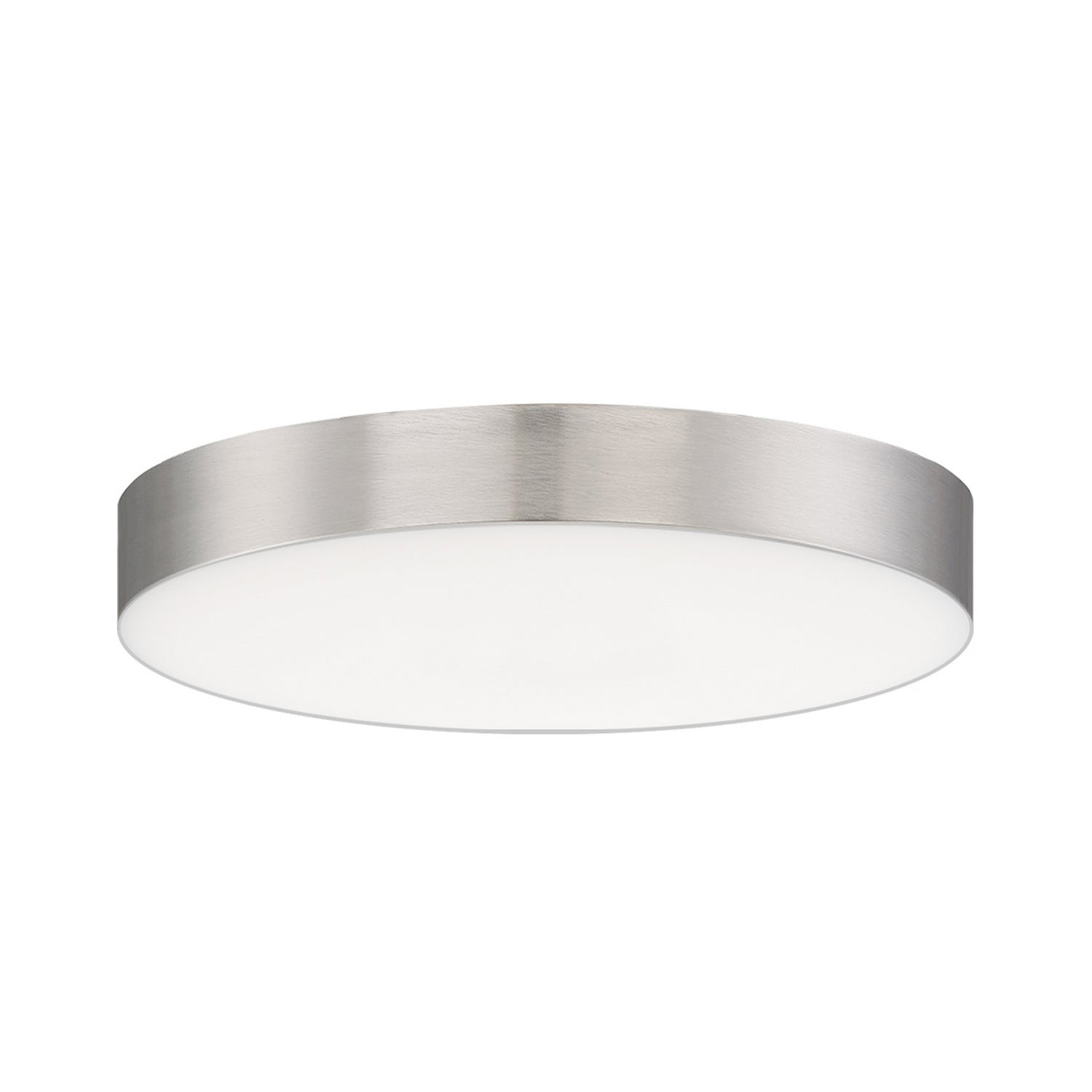 Maxim Lighting 57332WTSN Trim-Eco Flush Mount in Satin Nickel