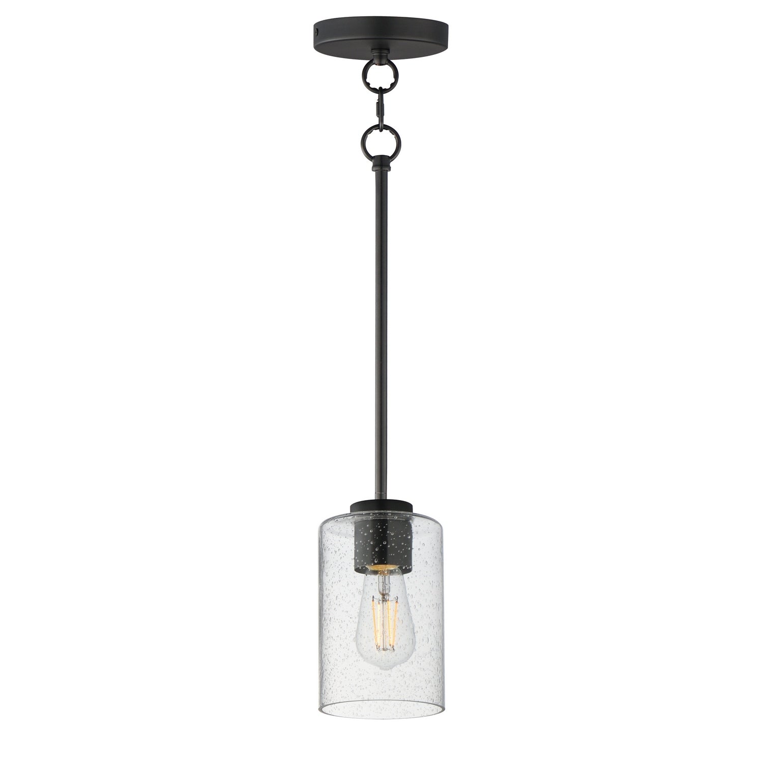 Éclairage Maxim 90461CDBK Livingston Suspension en noir