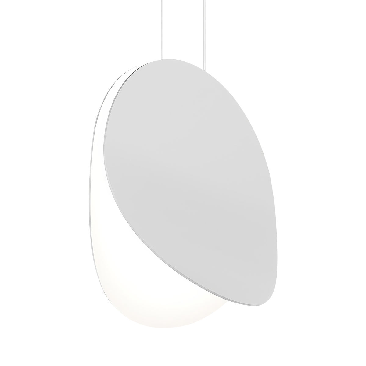 Disques Sonneman 1767.03-J20 Malibu LED Suspension en blanc satiné