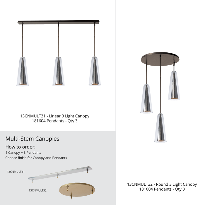 Hubbardton Forge 181604 Spire Mini Pendant