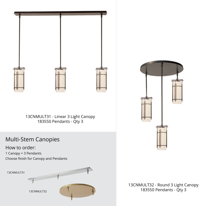 Hubbardton Forge 183550 Paralline Mini Pendant