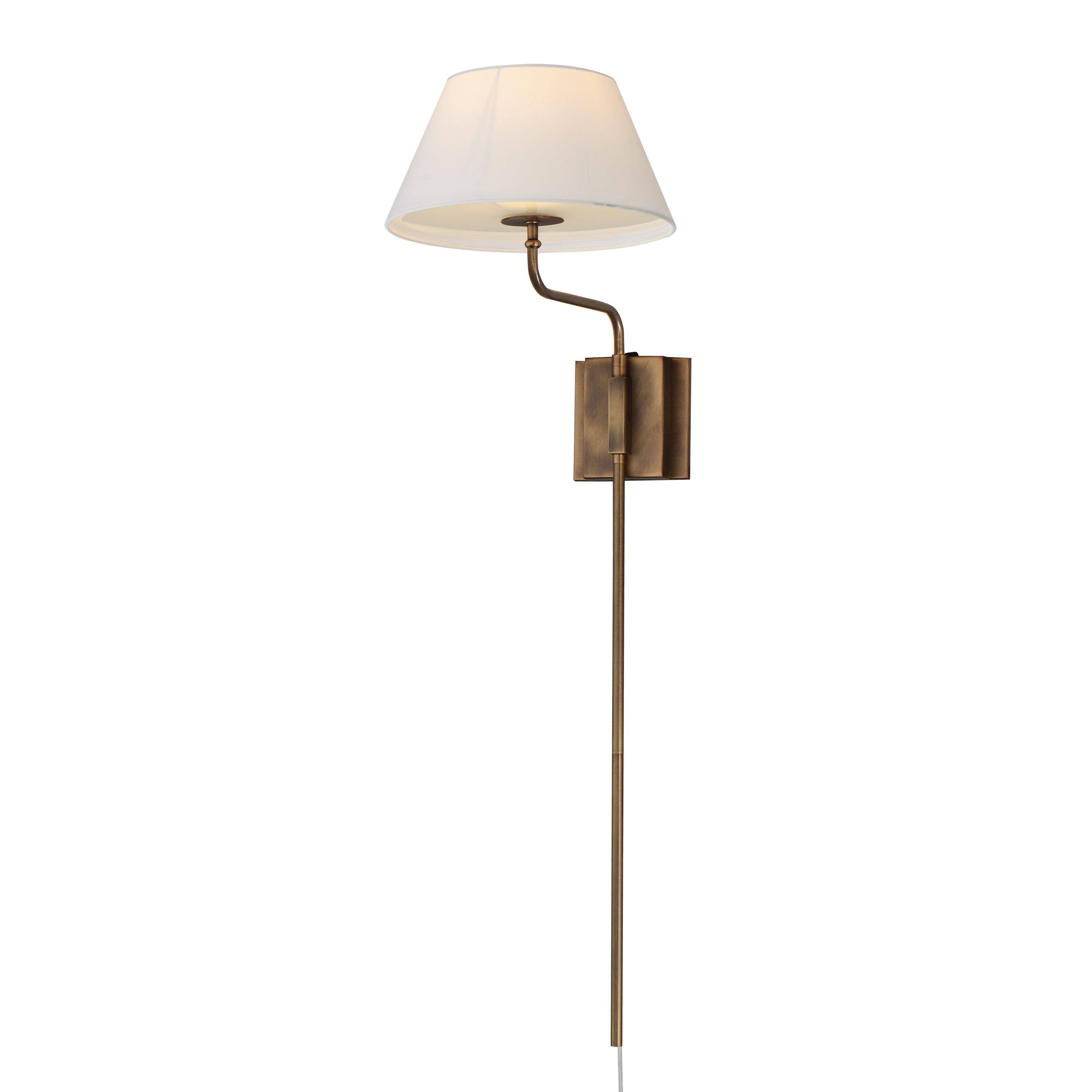 Éclairage Maxim 18410OFWBR Dunbridge Murale en laiton vieilli