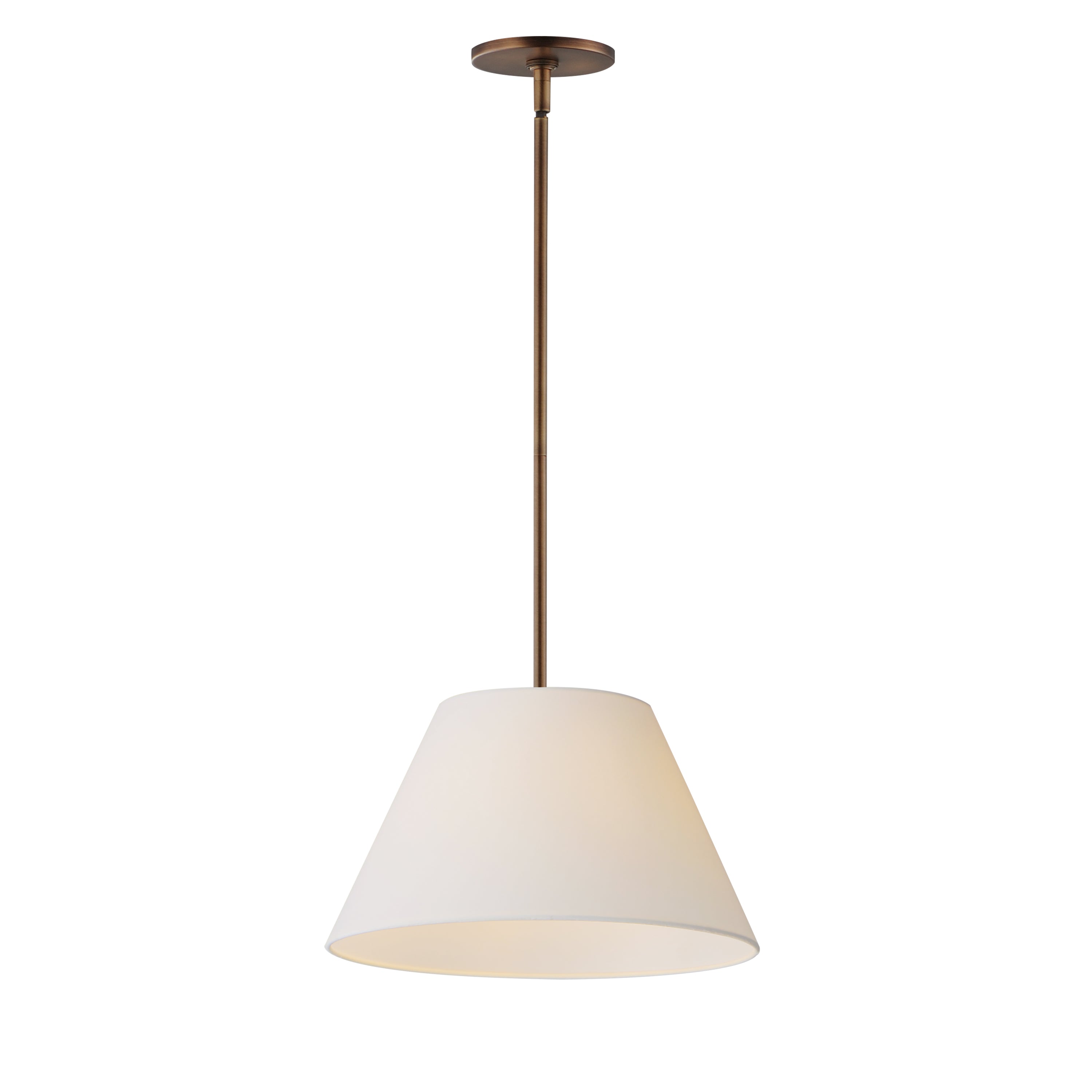 Éclairage Maxim 18411OFWBR Dunbridge 14" Suspension en laiton vieilli