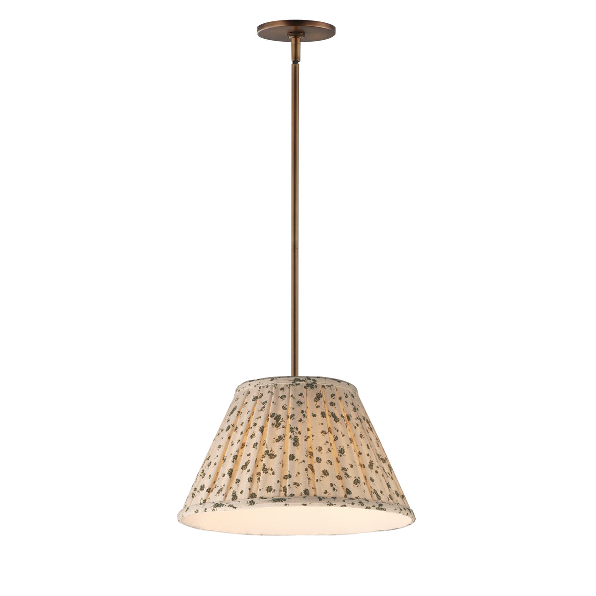 Éclairage Maxim 18411OWWBR Dunbridge 14" Suspension en laiton vieilli