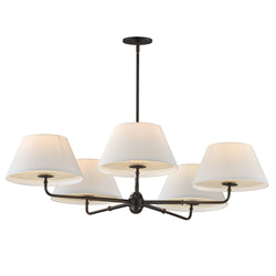 Maxim Lighting 18415OFANB Dunbridge Chandelier in Antique Bronze