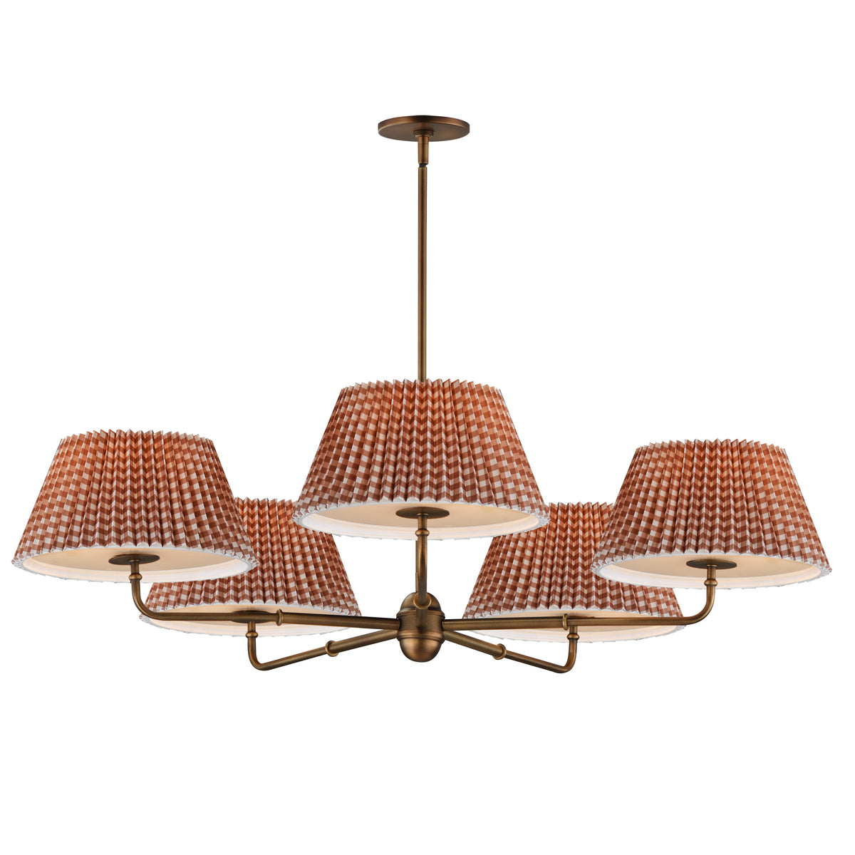 Maxim Lighting 18415RBWBR Dunbridge Chandelier in Antique Bronze