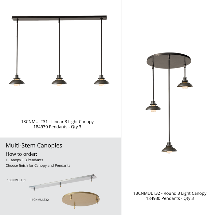 Hubbardton Forge 184930 Staccato Mini Pendant