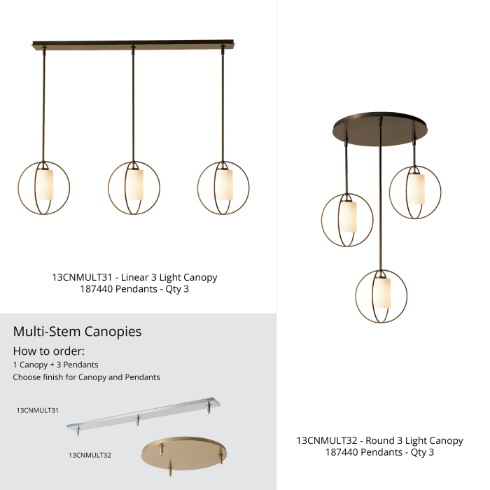 Hubbardton Forge 187440 Rhythm Mini Pendant